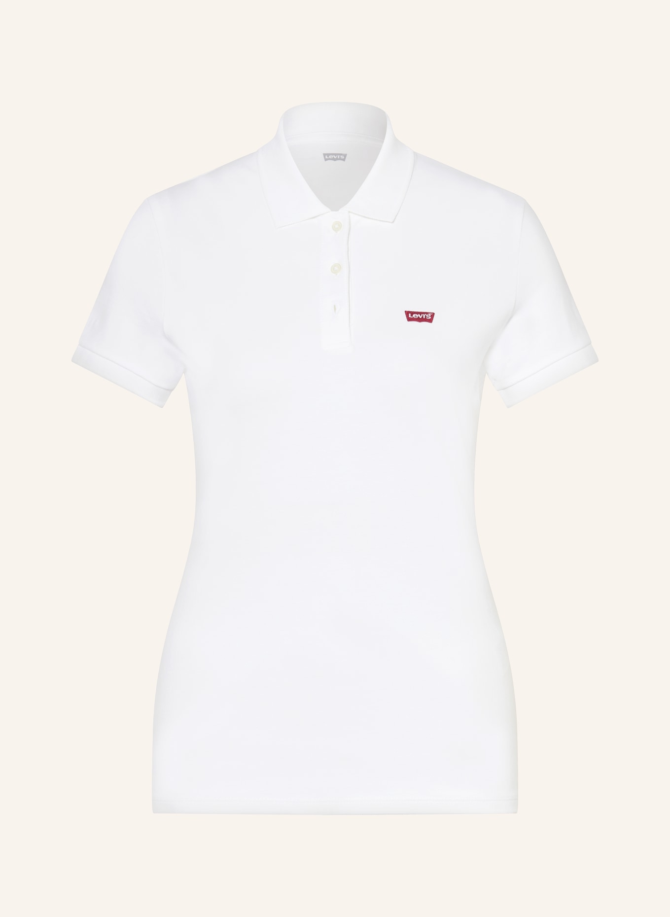 Levi's® Piqué-Poloshirt, Farbe: WEISS (Bild 1)