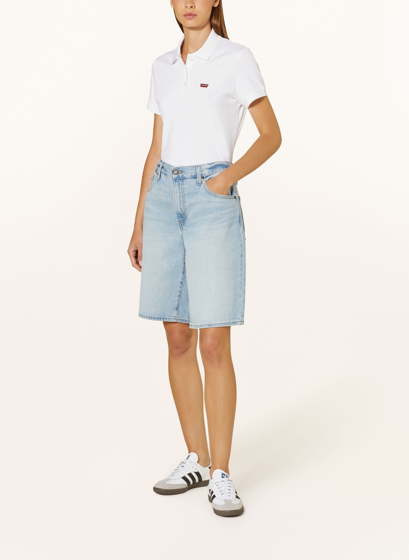 Levi's® Piqué polo shirt, Color: WHITE (Image 2)