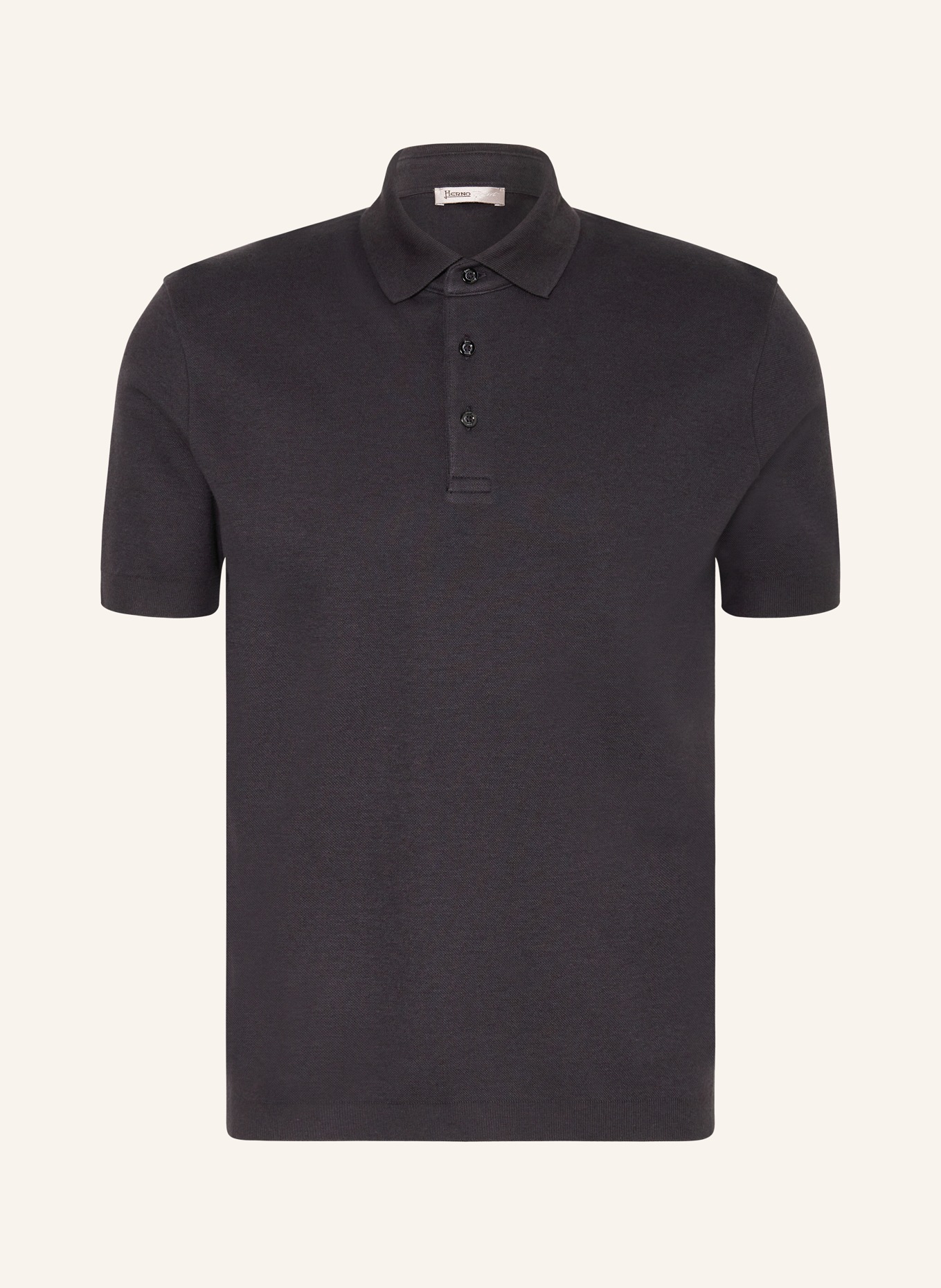 HERNO Piqué polo shirt, Color: DARK BLUE (Image 1)