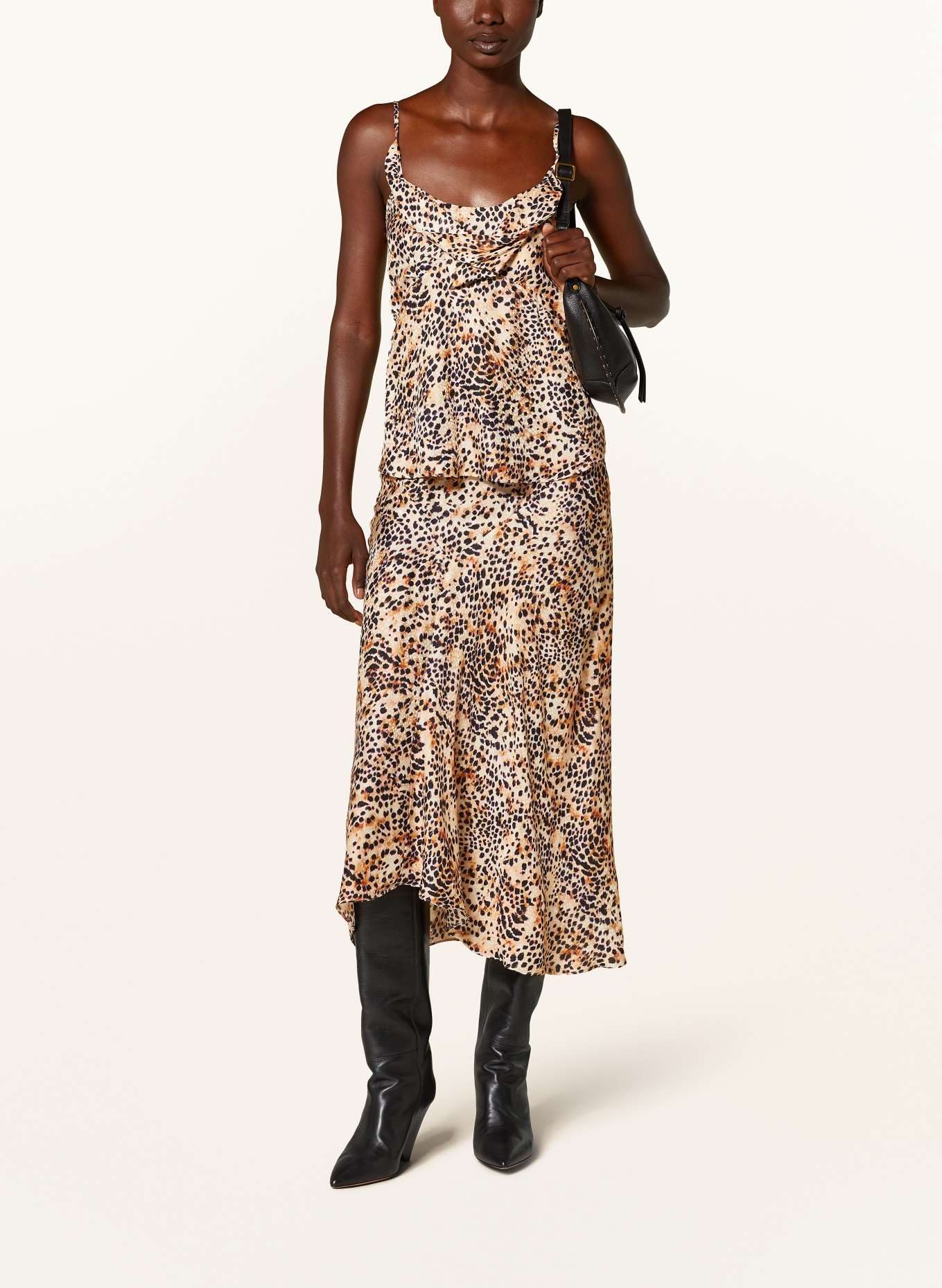 ISABEL MARANT Top MINHA: HELLGELB/ HELLORANGE/ SCHWARZ