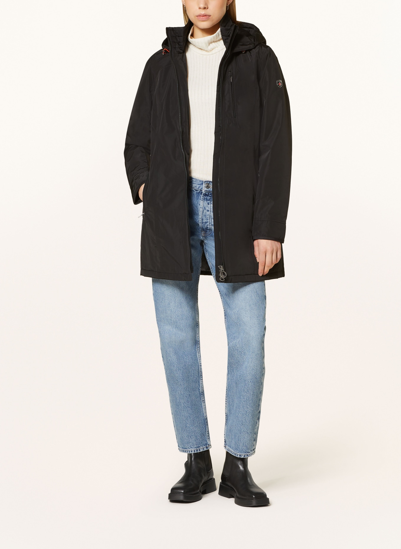 WELLENSTEYN Parka STOCKHOLM: SCHWARZ