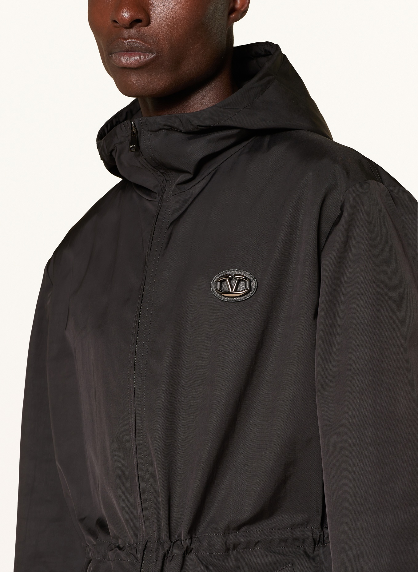 VALENTINO Parka: SCHWARZ