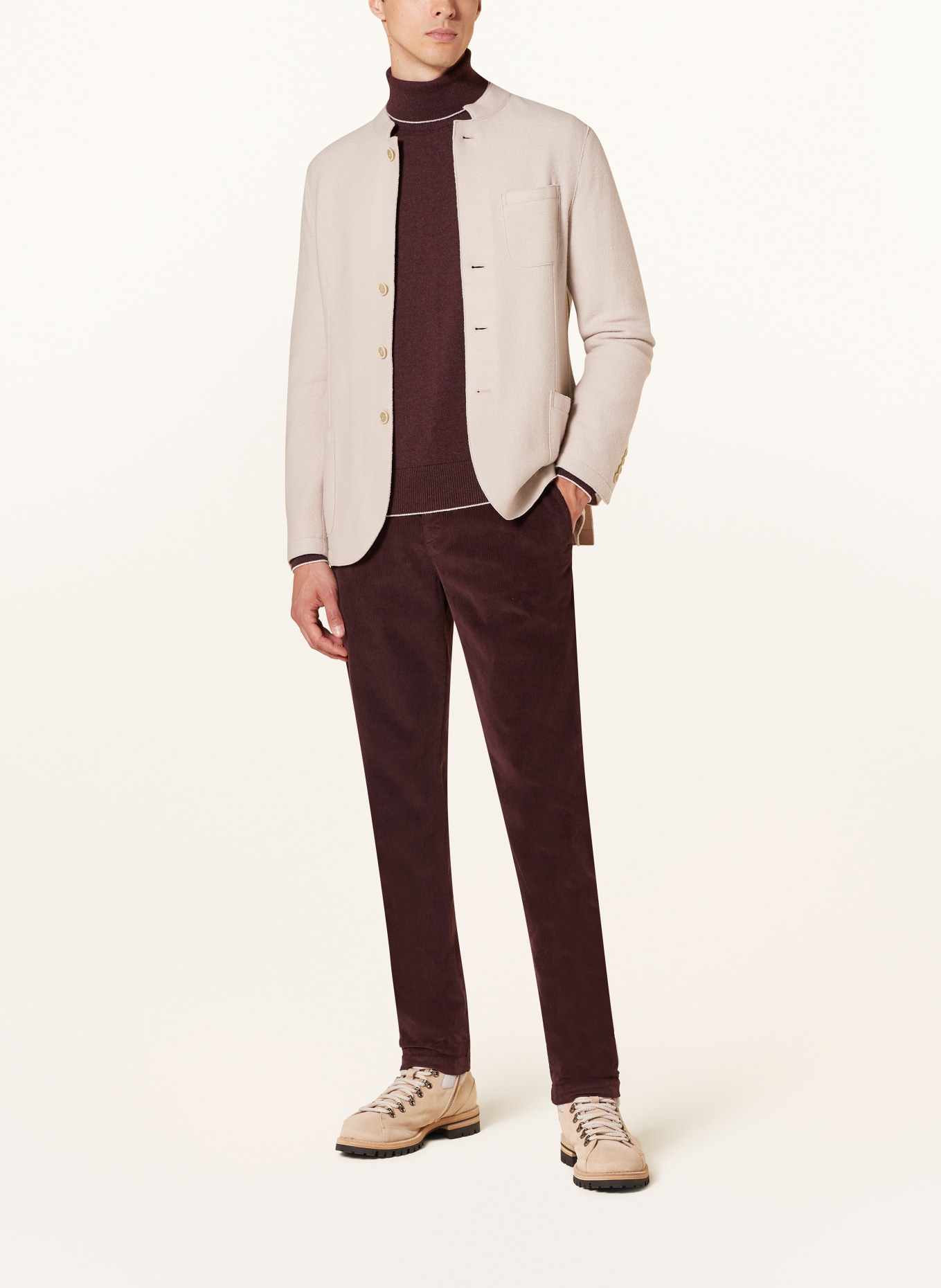 eleventy Tailored jacket bleu extra slim fit, Color: NUDE (Image 2)