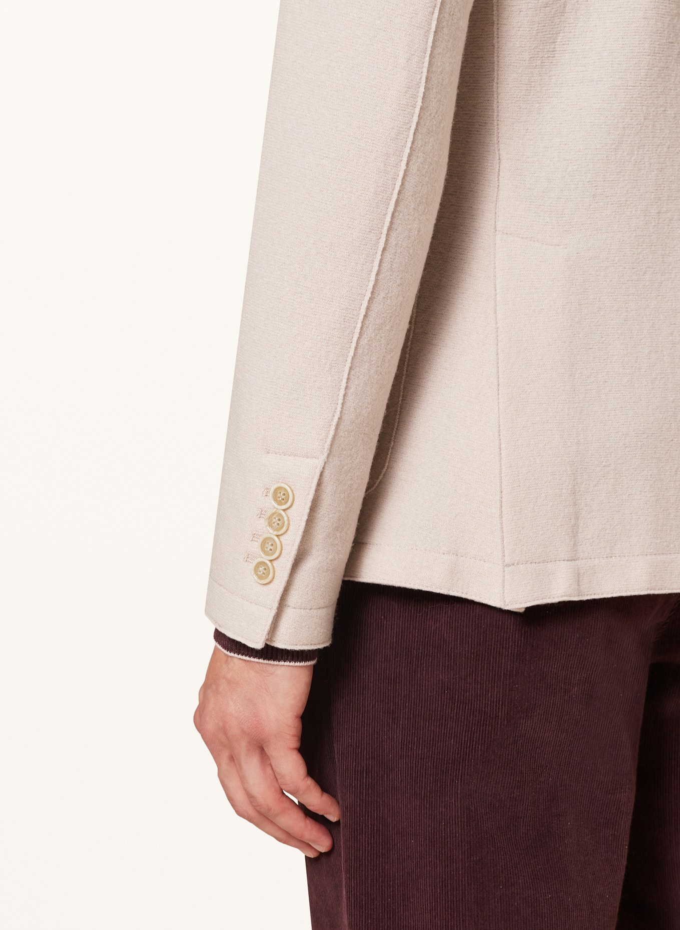 eleventy Tailored jacket bleu extra slim fit, Color: NUDE (Image 6)