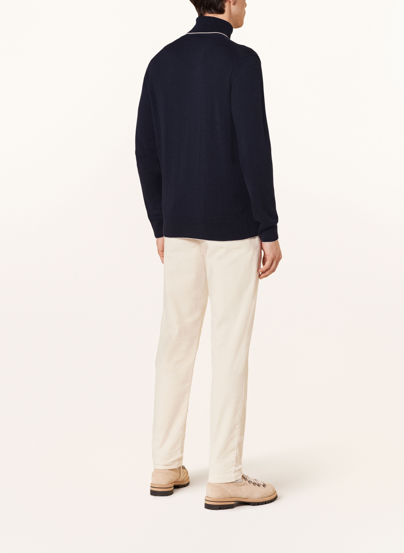 eleventy Rollkragenpullover aus Cashmere: DUNKELBLAU