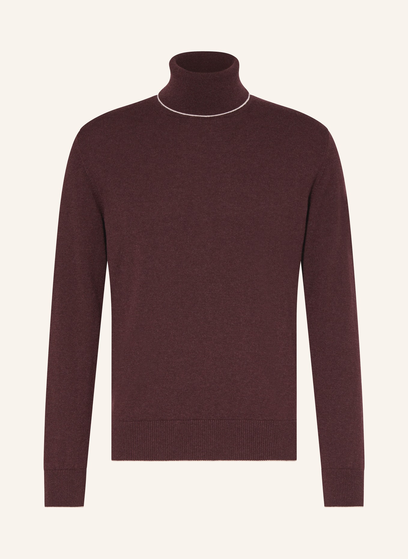 eleventy Rollkragenpullover aus Cashmere: DUNKELROT