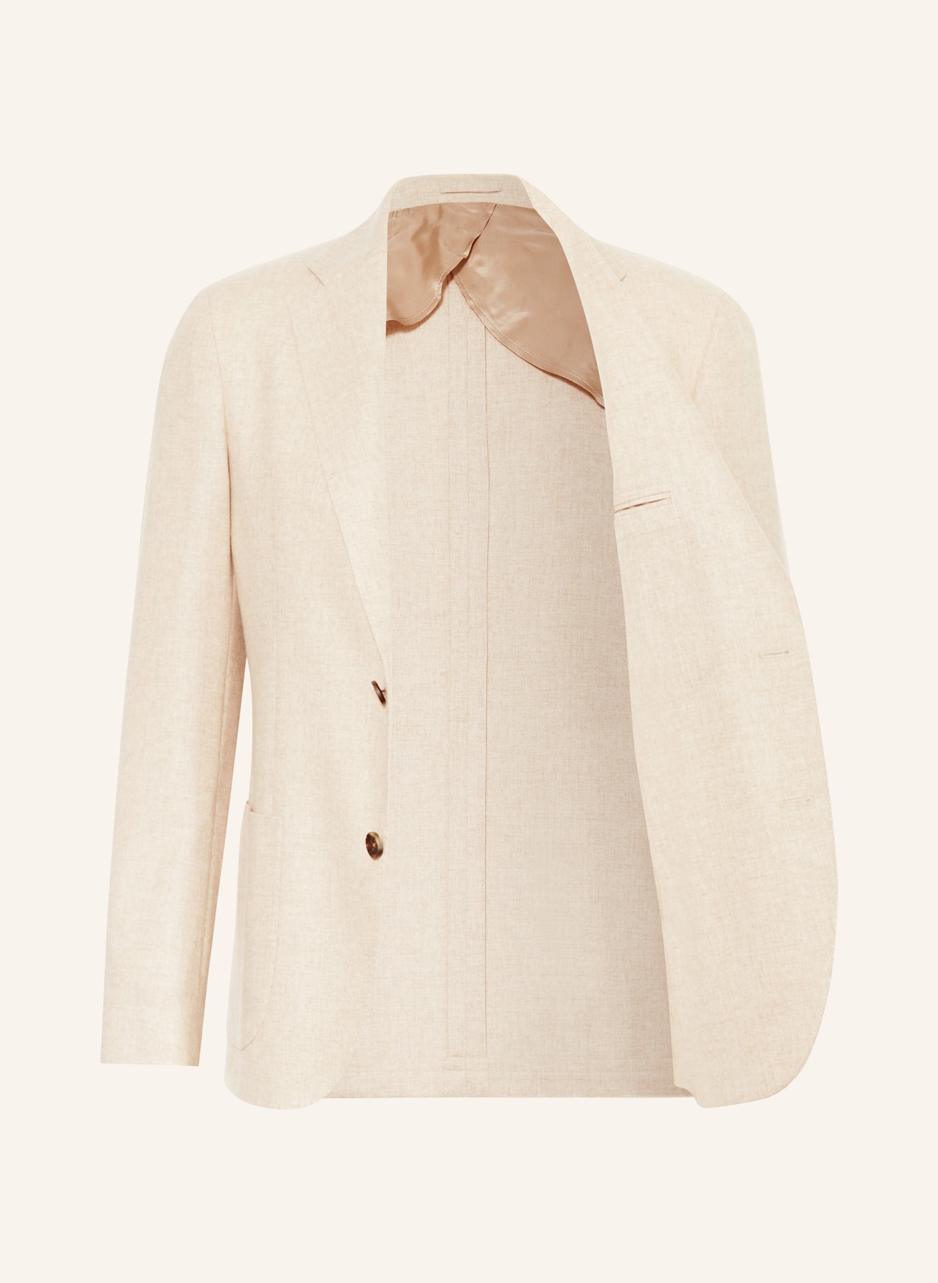 LARDINI Tailored jacket regular fit: BEIGE