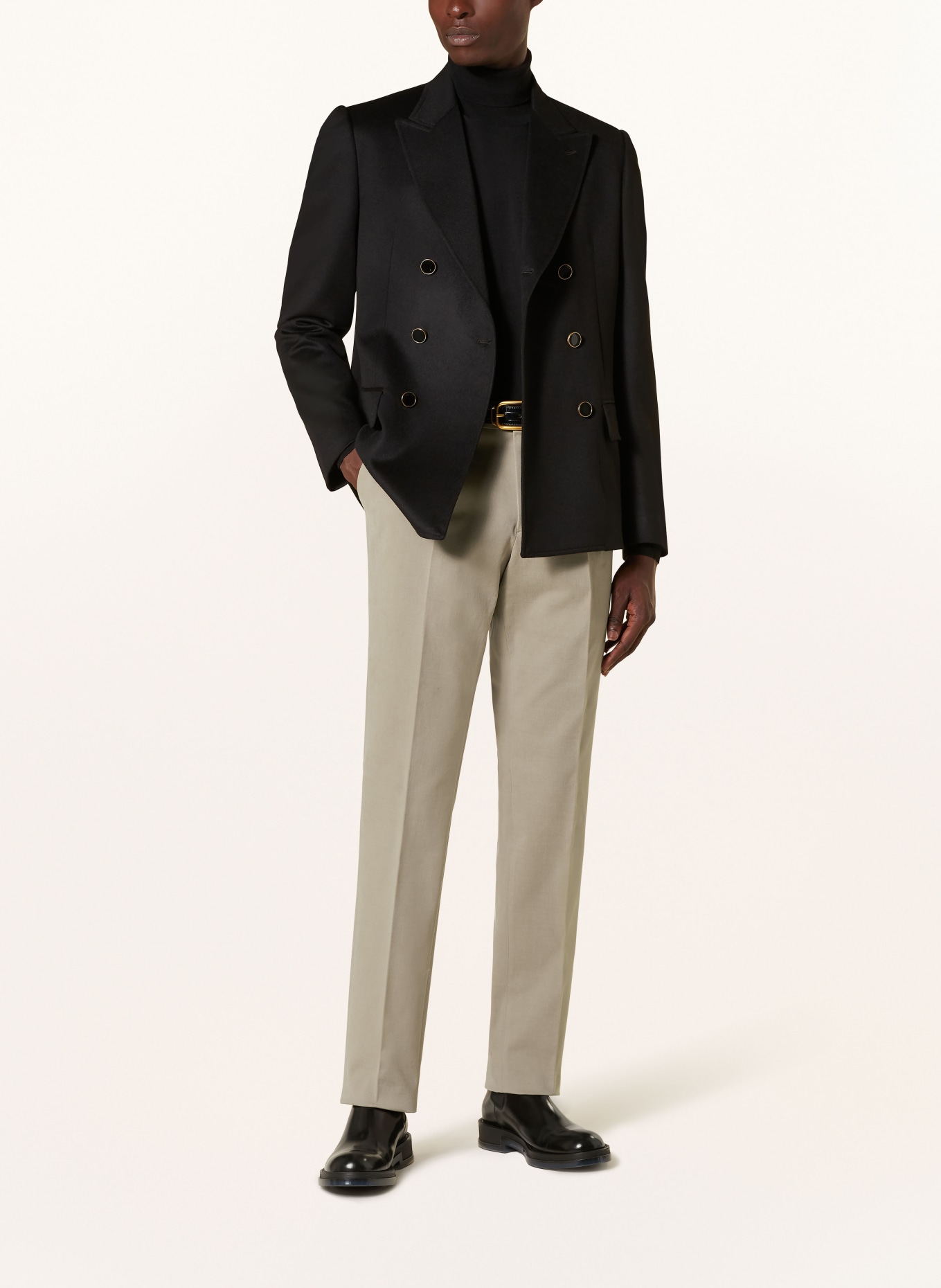 LARDINI Trousers regular fit, Color: BEIGE (Image 2)