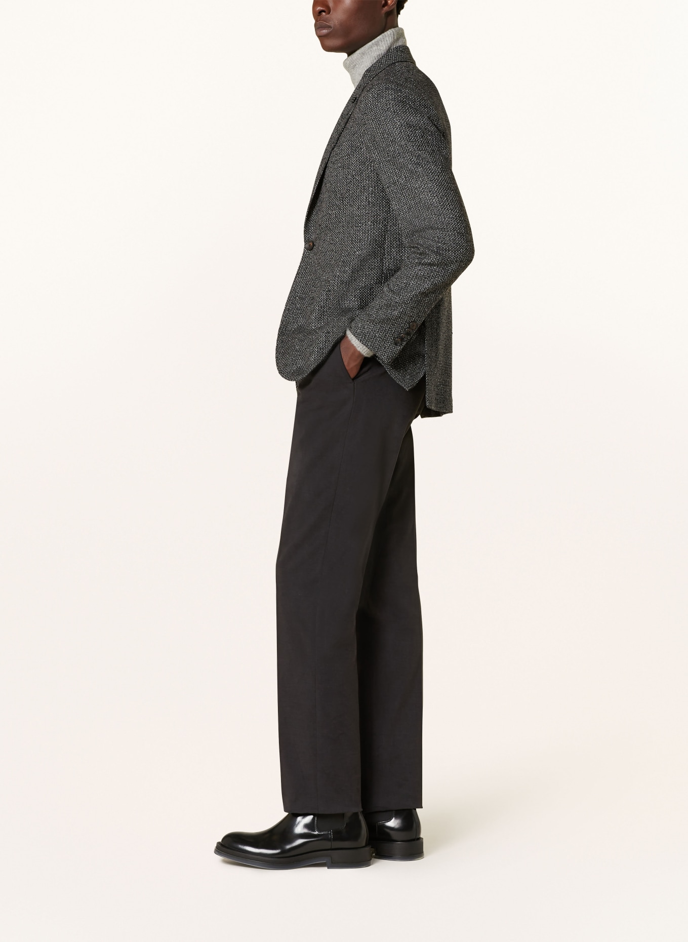 LARDINI Trousers regular fit, Color: DARK BLUE (Image 4)