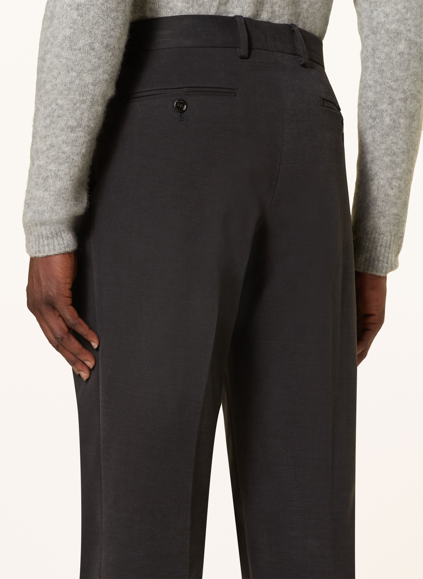 LARDINI Trousers regular fit, Color: DARK BLUE (Image 6)