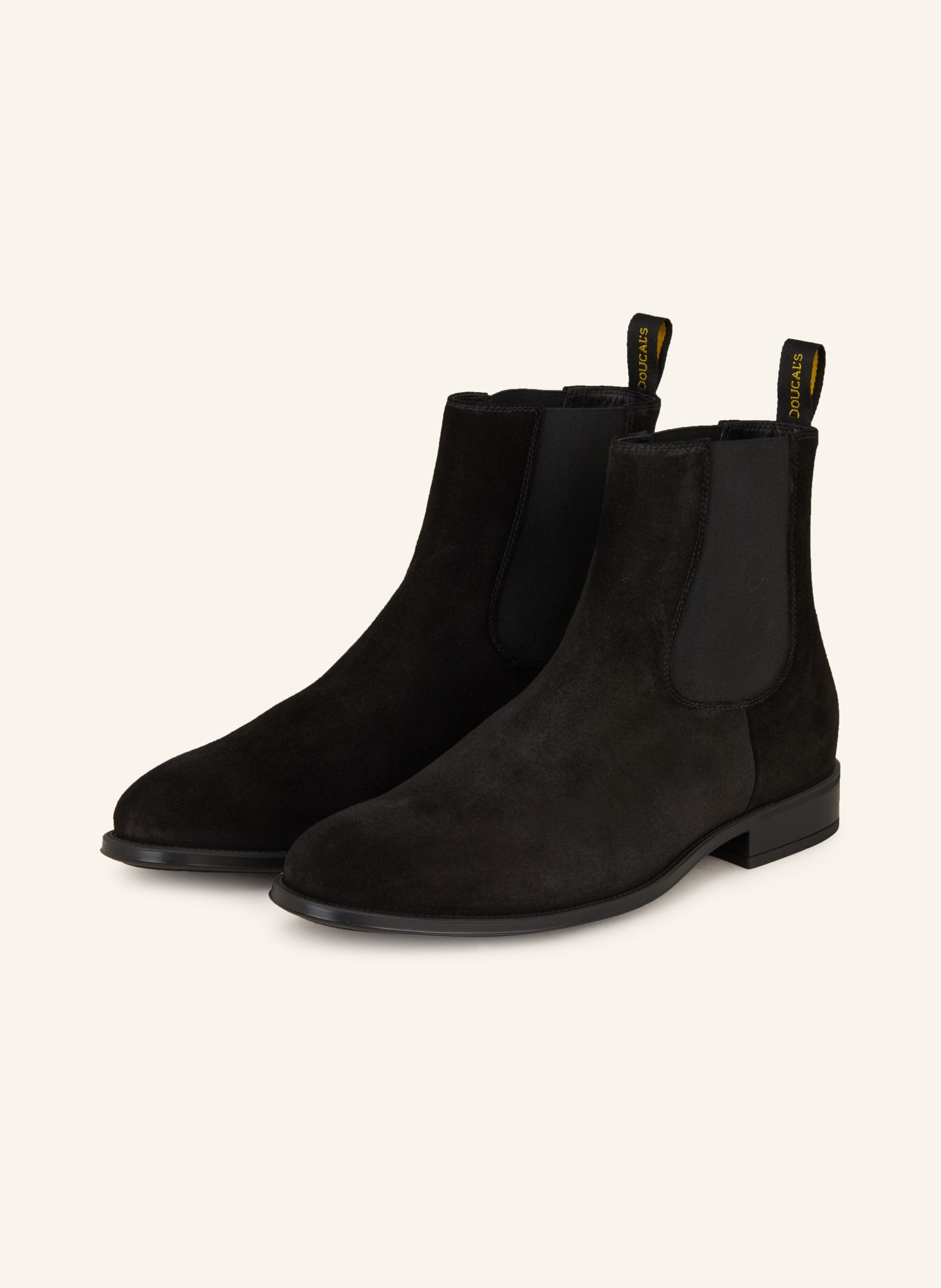 DOUCAL S Chelsea Boots in schwarz