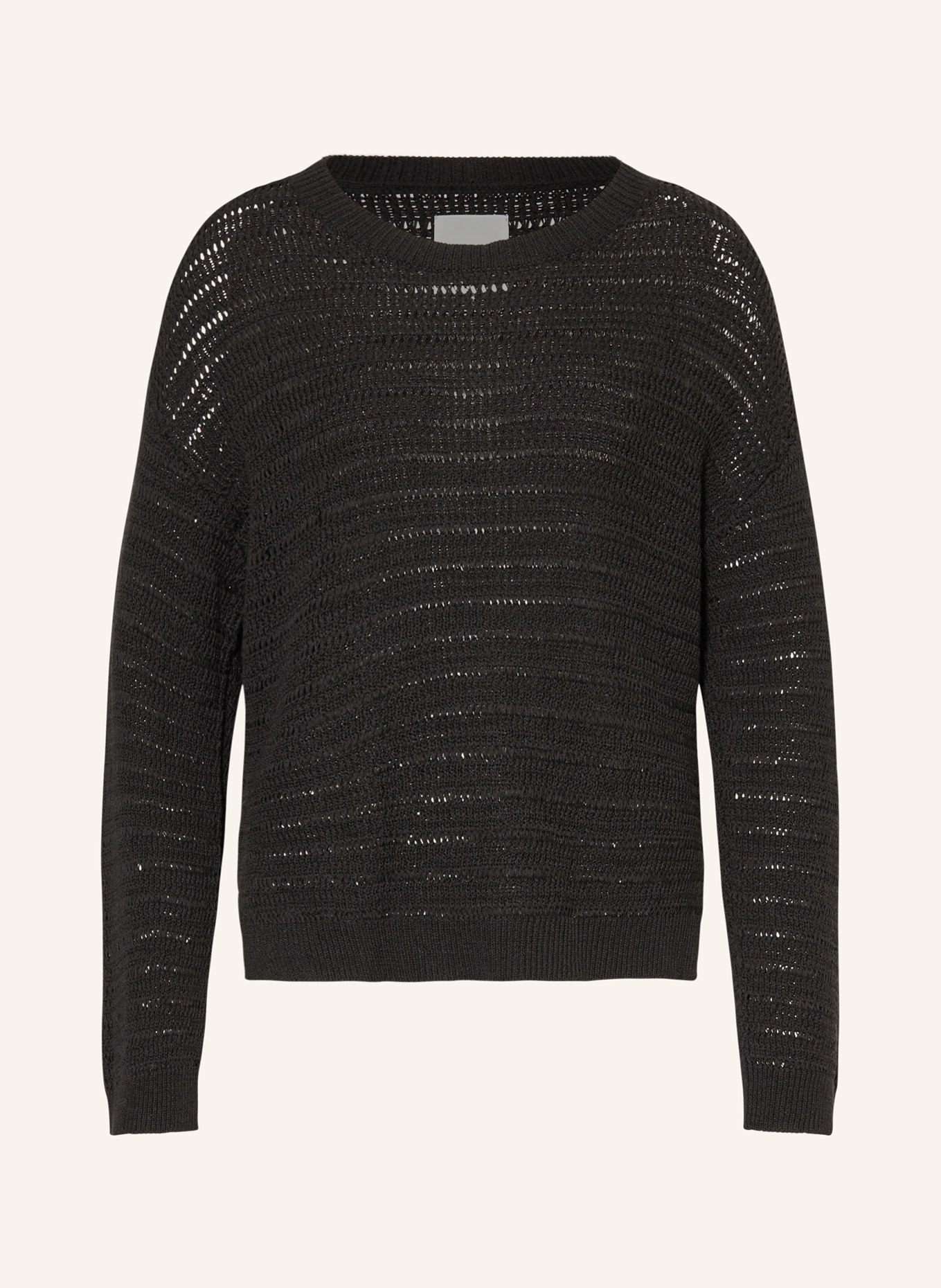 Part Two Pullover JUDITH mit Leinen: SCHWARZ