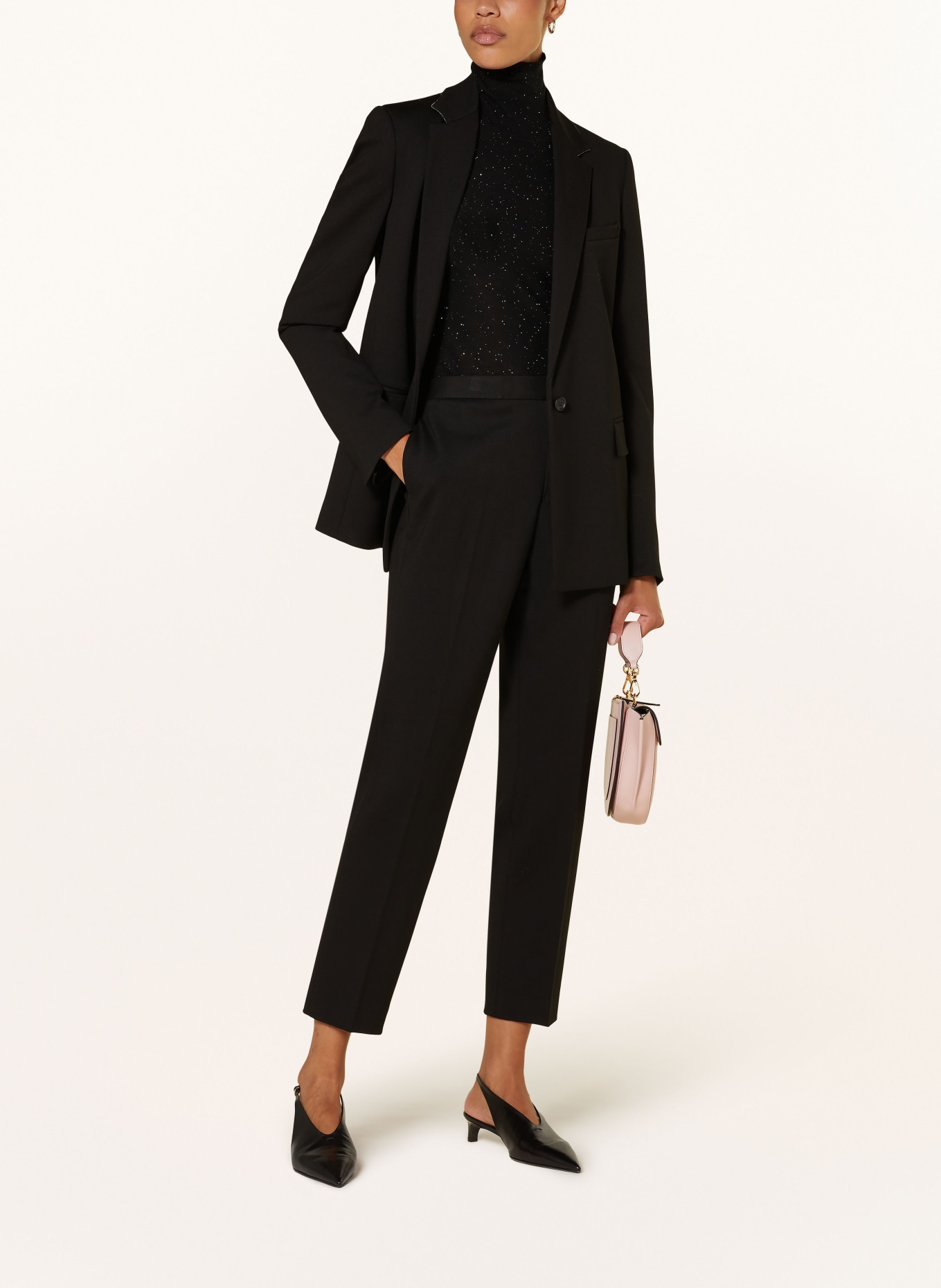 FABIANA FILIPPI Spodnie dżersejowe: CZARNY