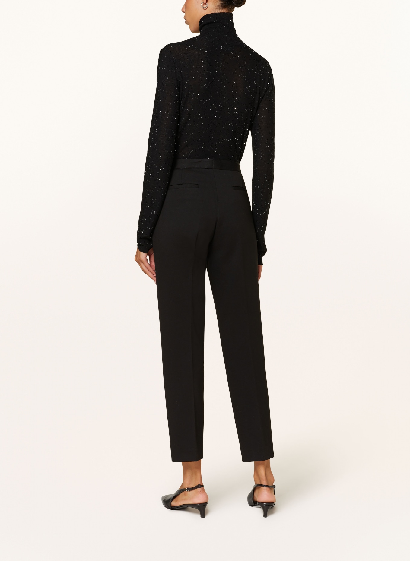 FABIANA FILIPPI Spodnie dżersejowe: CZARNY