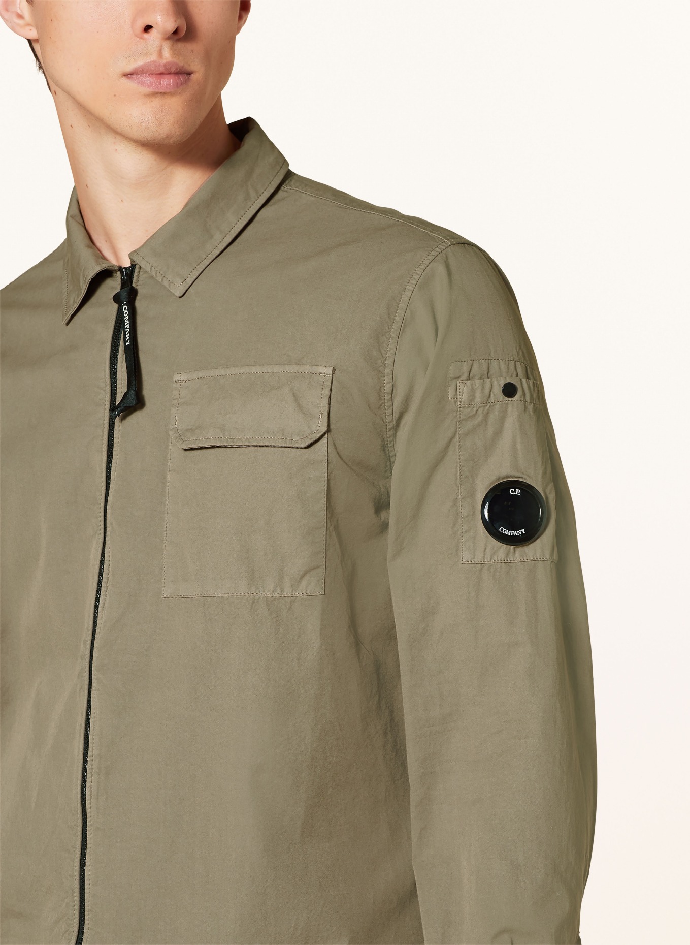 C.P. COMPANY Overshirt, Color: BROWN (Image 4)