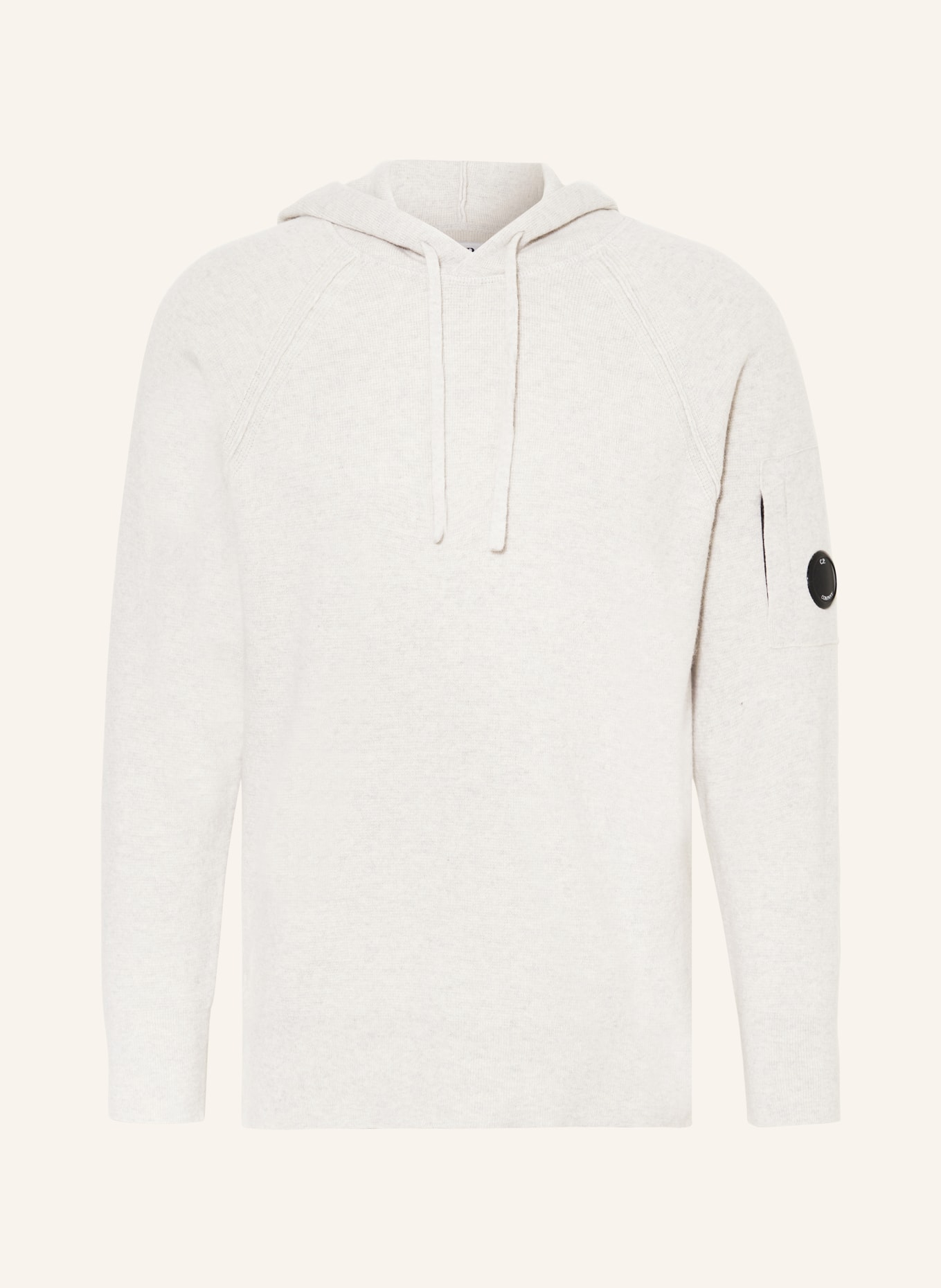 Cp company white hoodie deals