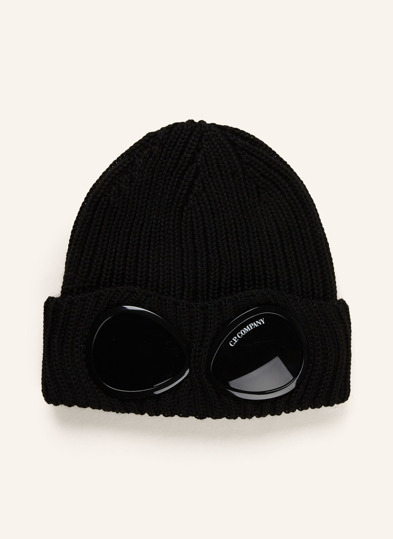 White cp company beanie new arrivals