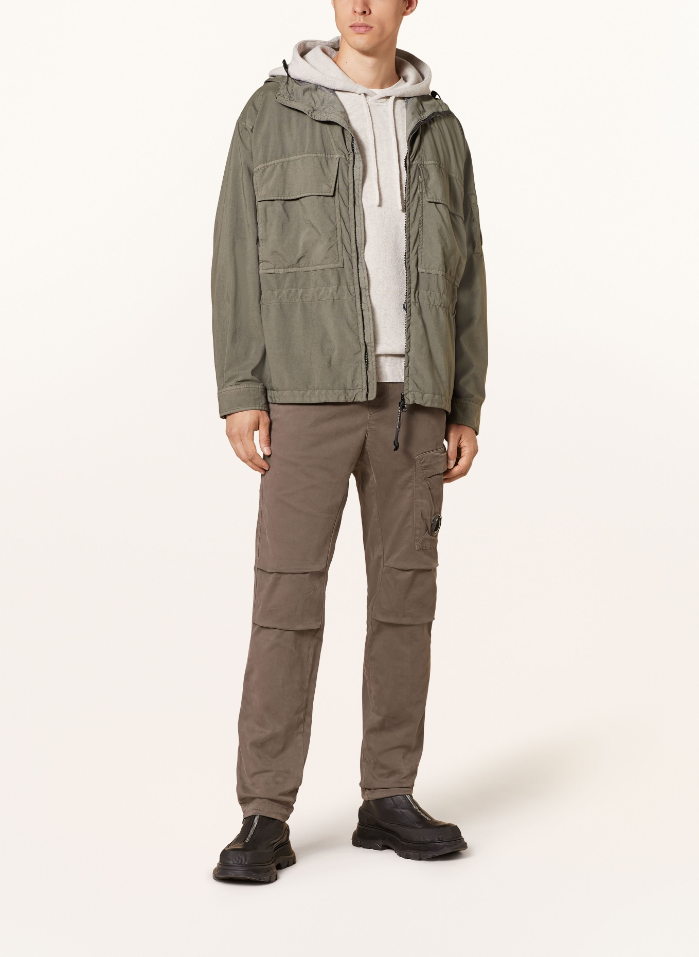 C.P. COMPANY Field jacket TAYLON P, Color: KHAKI (Image 2)