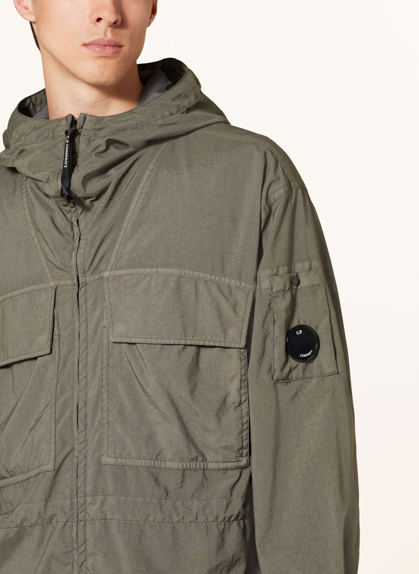 C.P. COMPANY Field jacket TAYLON P, Color: KHAKI (Image 5)