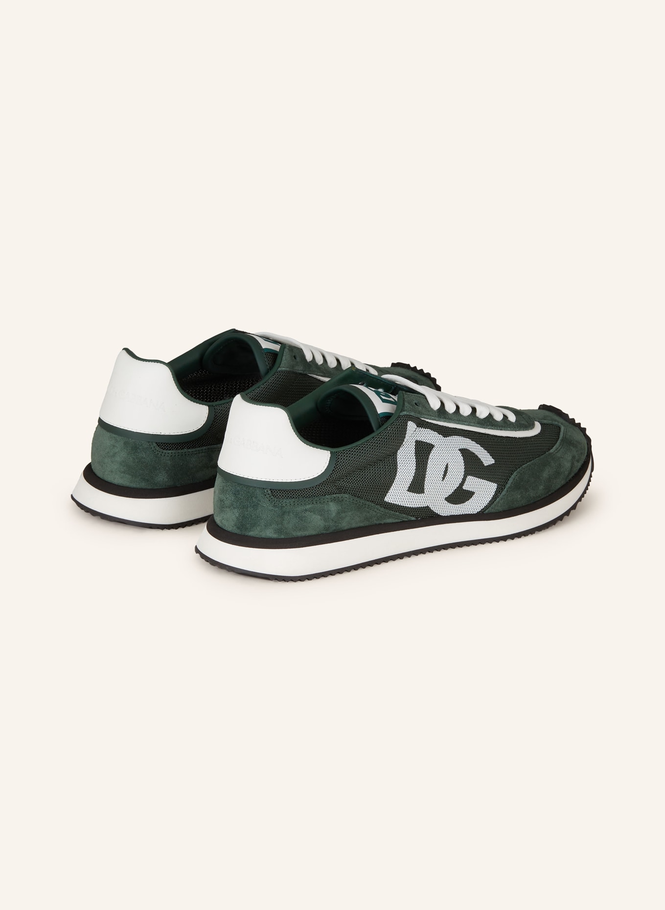 DOLCE & GABBANA Sneakers DRAGON in green/ white