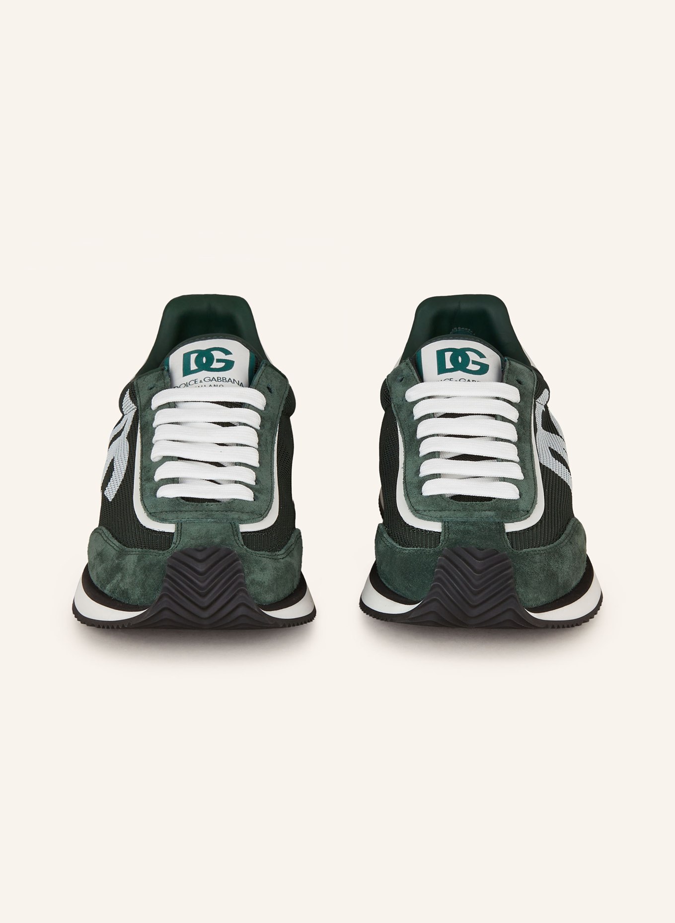 【関税&送料込】Dolce & Gabbana Dragon Sneaker DOLCE & GABBANA Sneakers DRAGON in green/ white