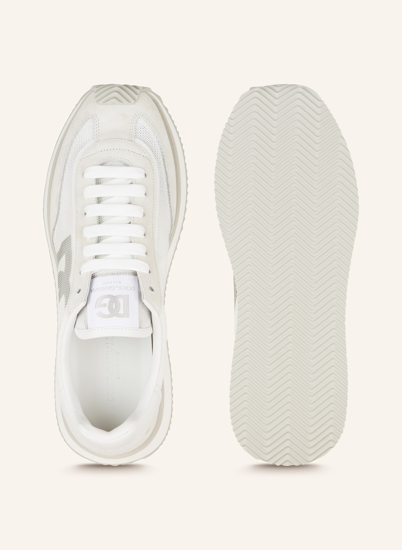DOLCE & GABBANA Sneaker DRAGON: WIT