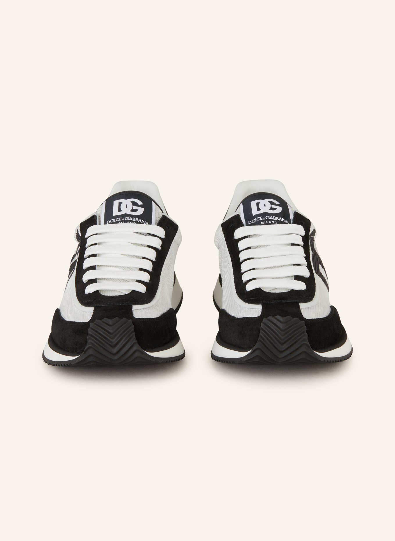 DOLCE & GABBANA Sneakers DRAGON: BLACK/ WHITE (Image 3)