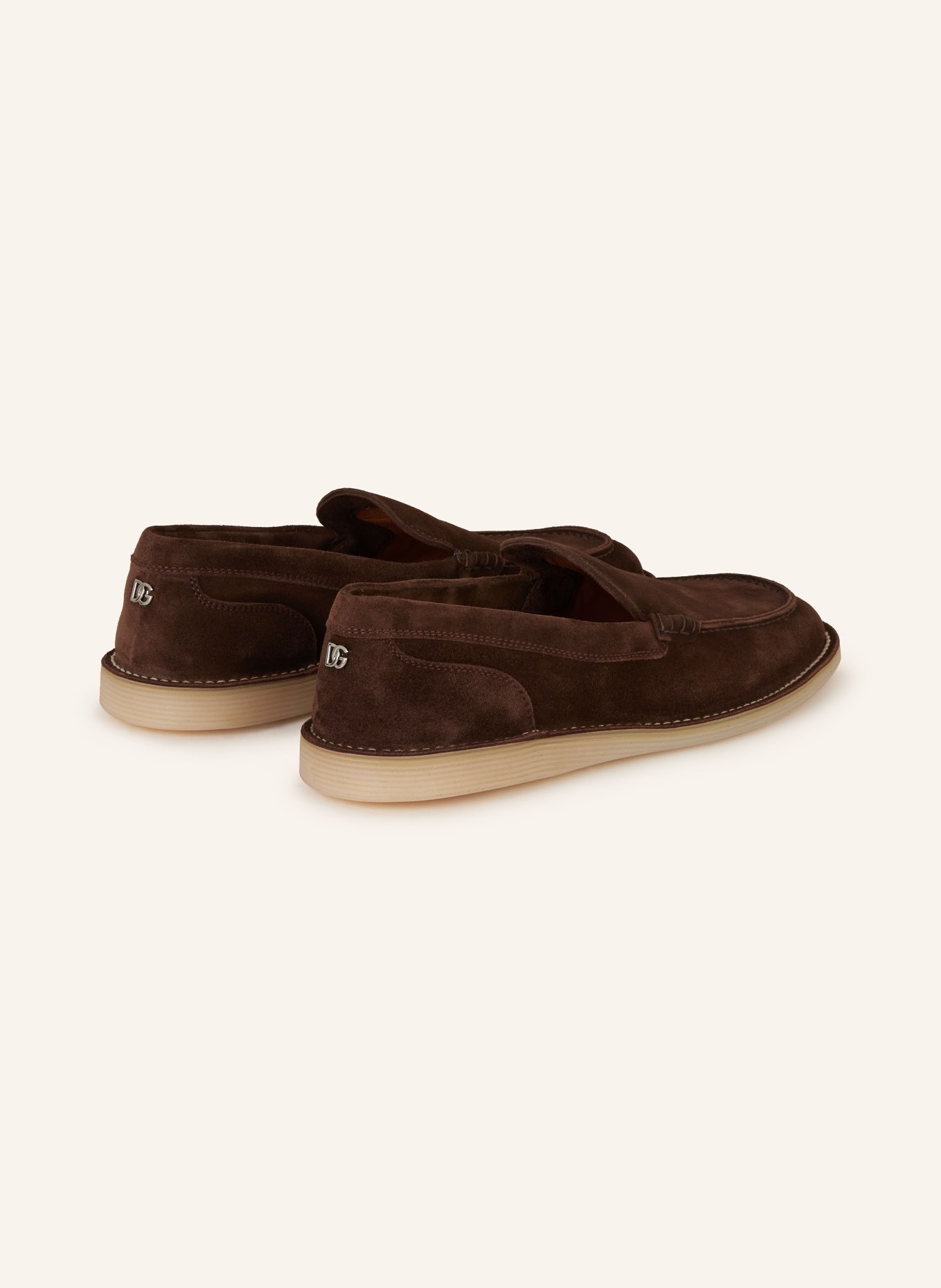 DOLCE & GABBANA Slip-ons, Color: DARK BROWN (Image 2)