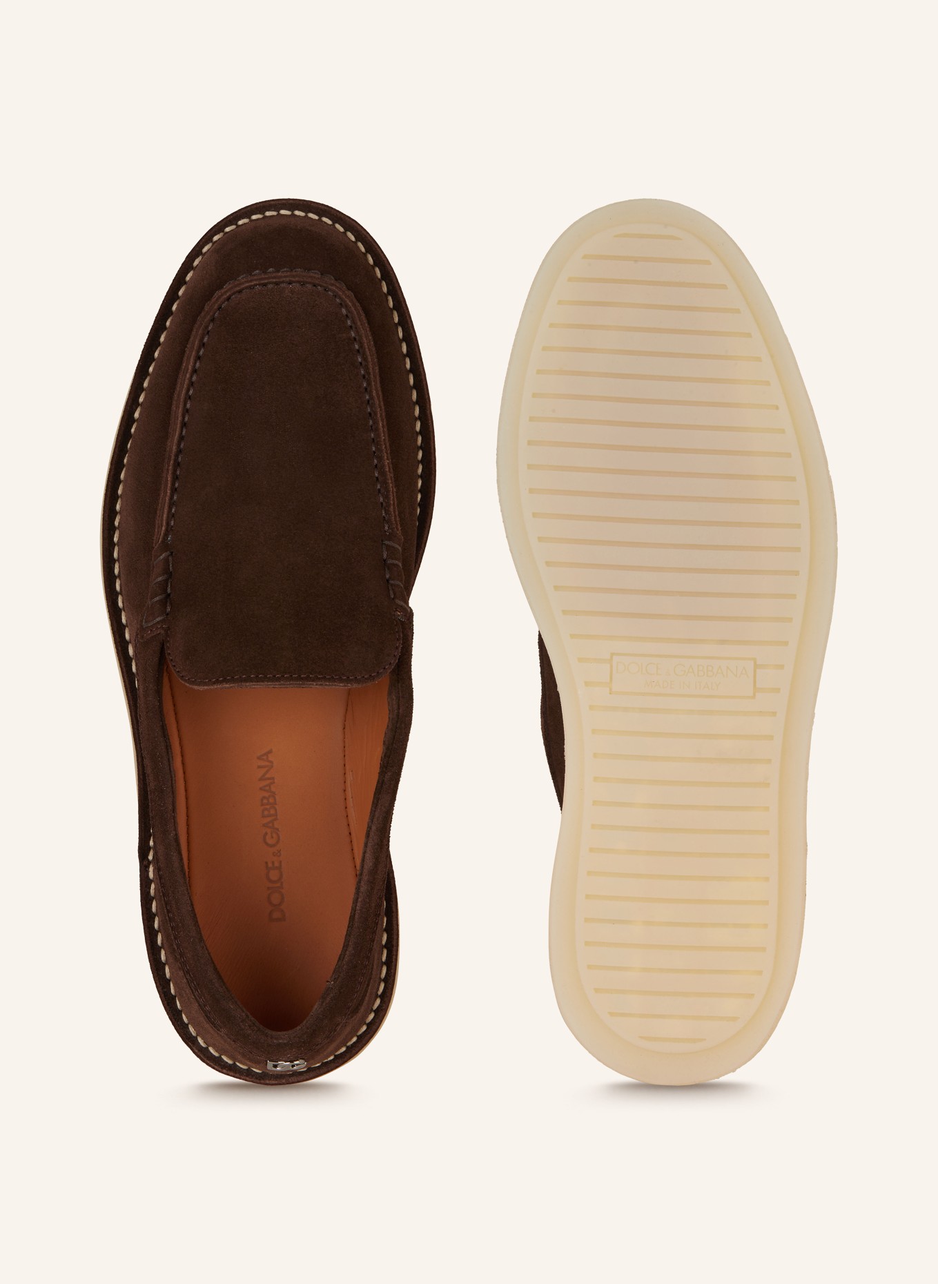 DOLCE & GABBANA Slip-ons, Color: DARK BROWN (Image 5)