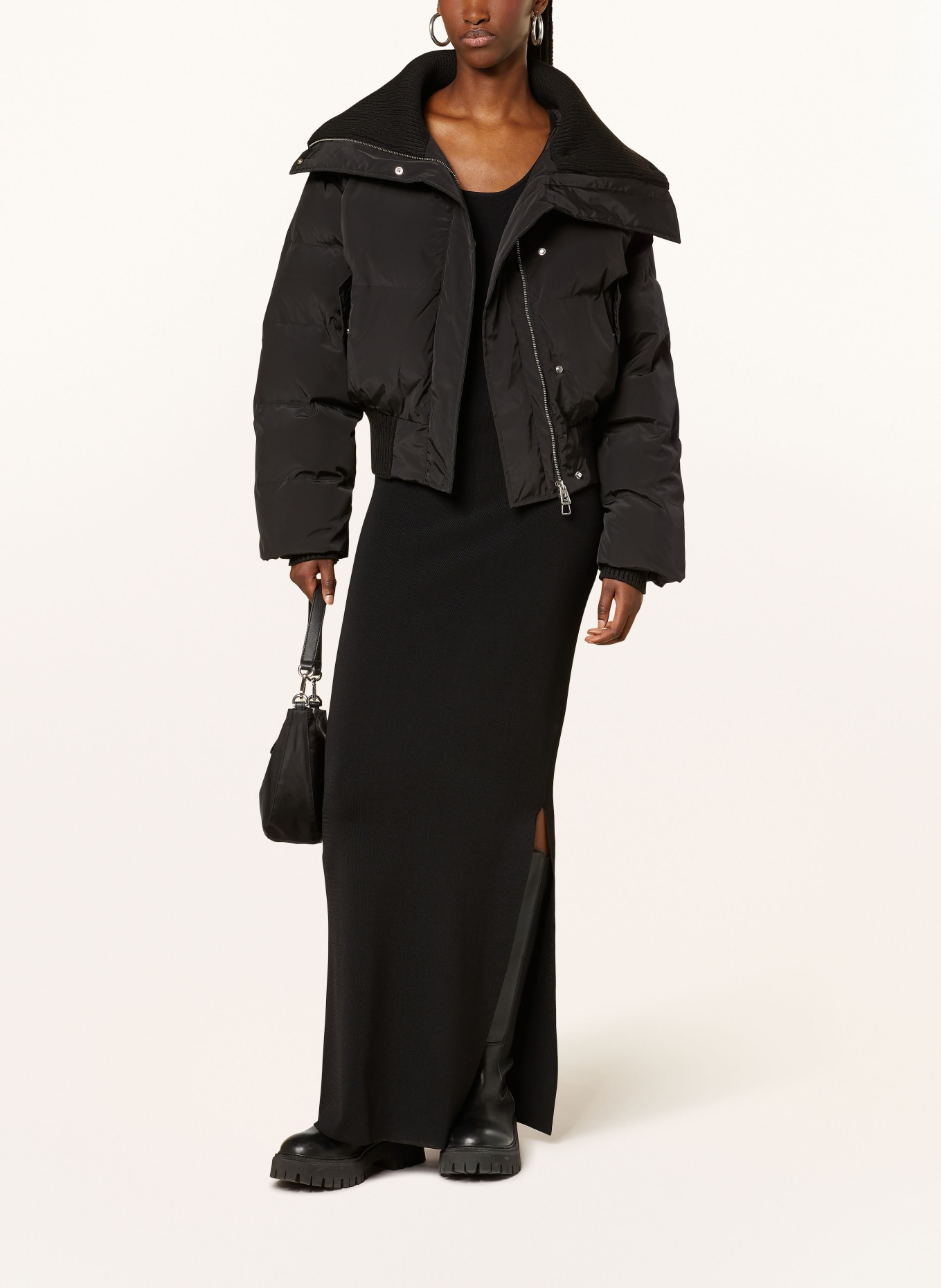 MRS & HUGS Steppjacke: SCHWARZ