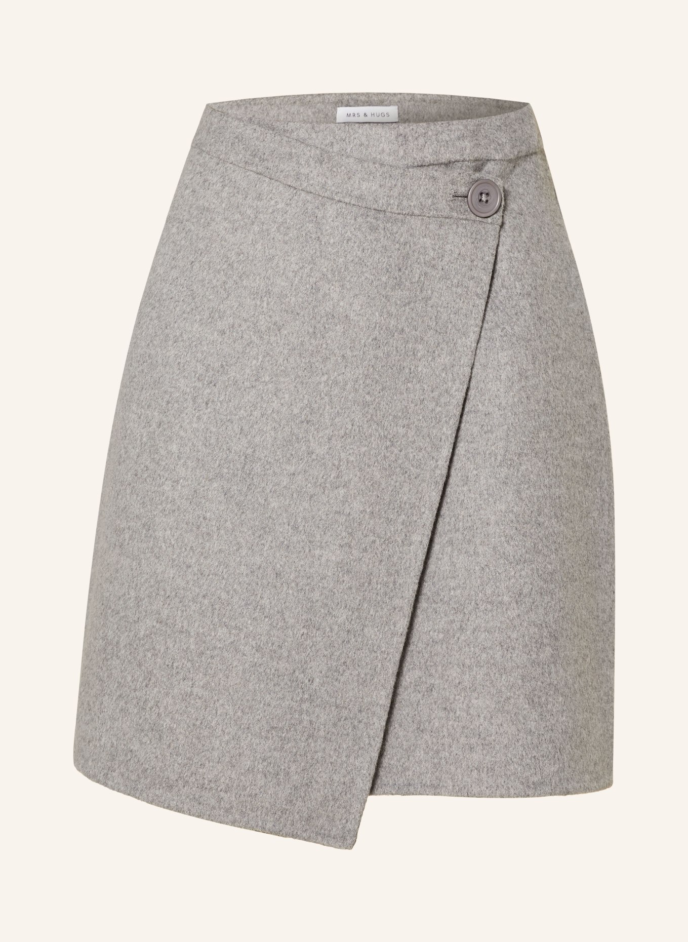 MRS & HUGS Wrap skirt, Color: GRAY (Image 1)