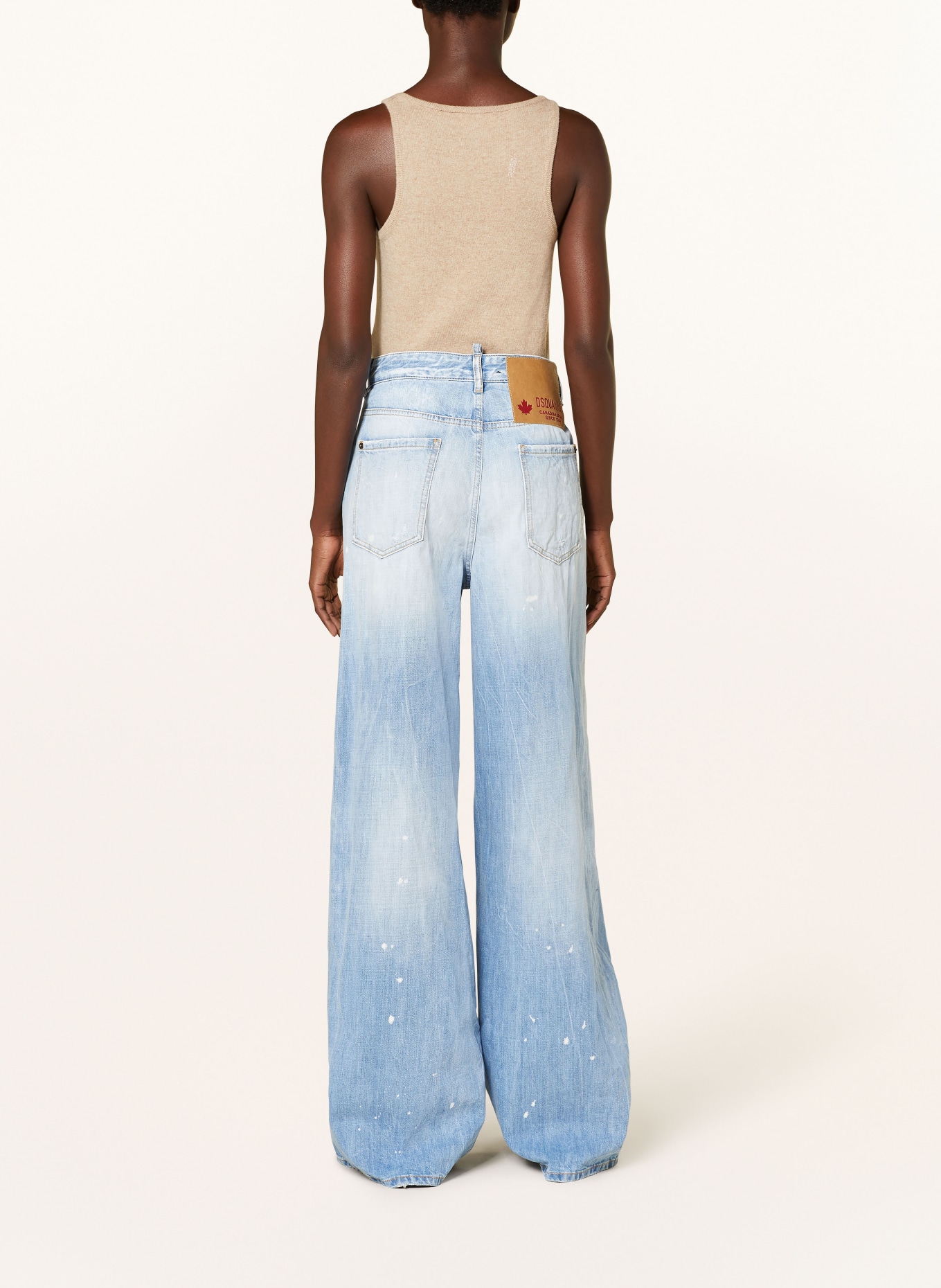 DSQUARED2 Boyfriend Jeans TRAVELLER: 470 NAVY BLUE