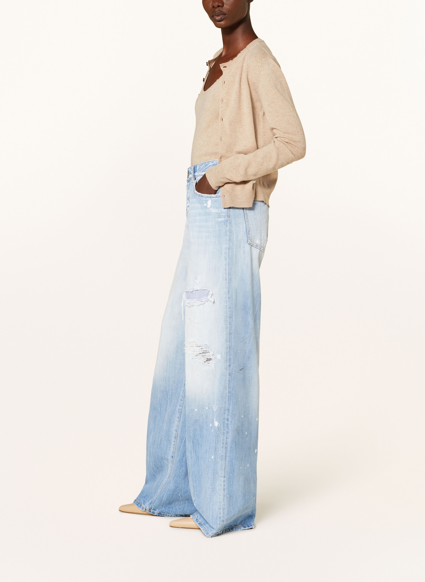 DSQUARED2 Boyfriend Jeans TRAVELLER: 470 NAVY BLUE