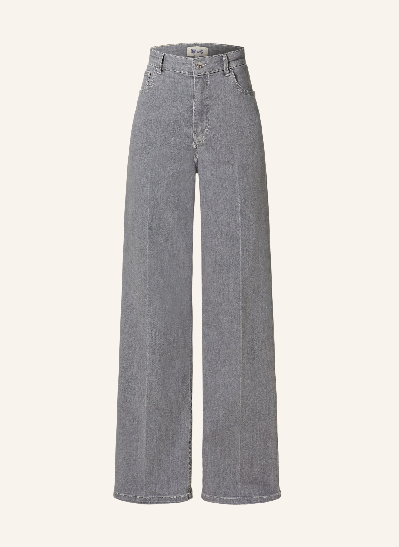 BAUM UND PFERDGARTEN Flared jeans NINI, Color: GRAY (Image 1)