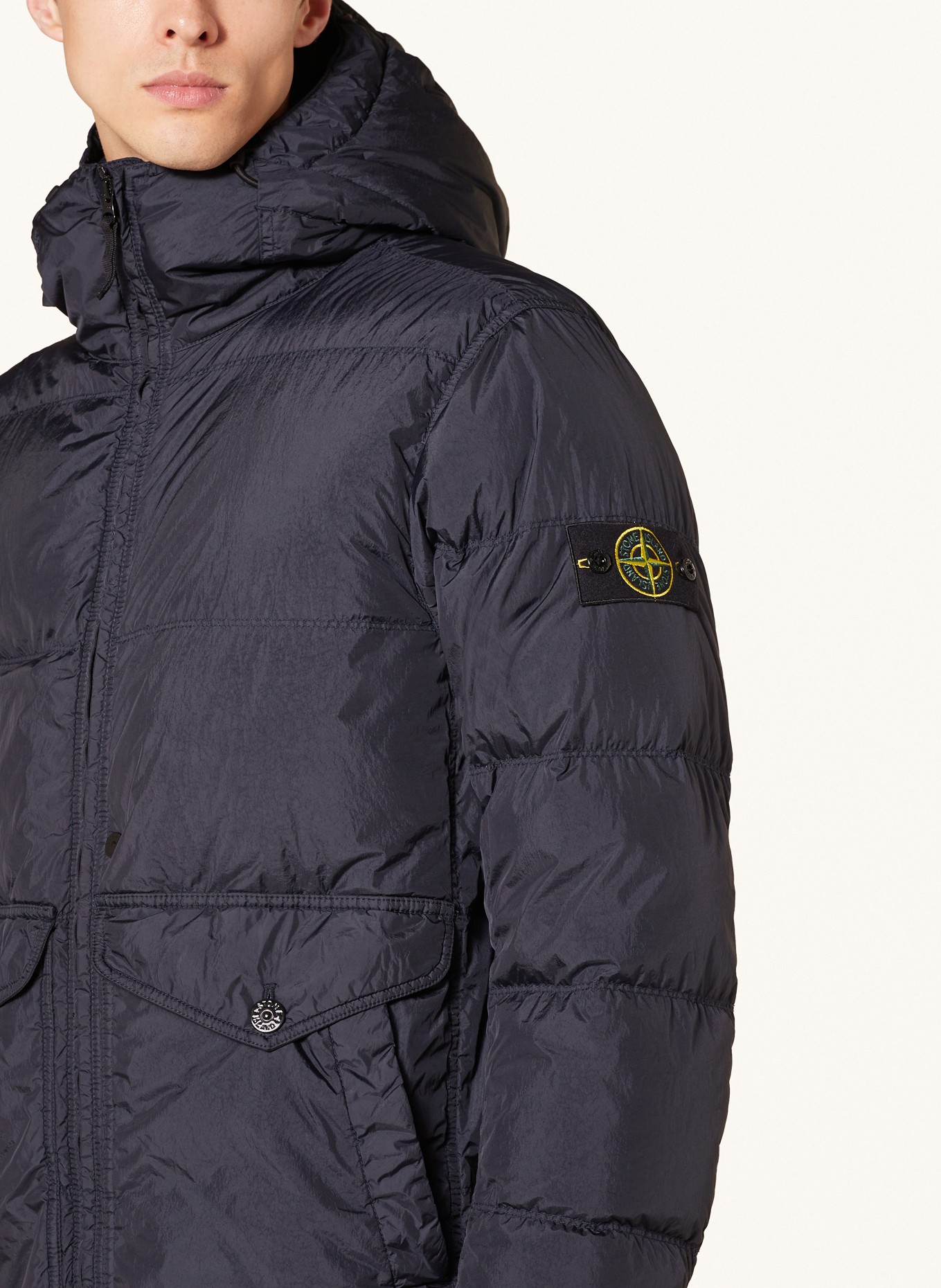 STONE ISLAND Daunenjacke: DUNKELBLAU