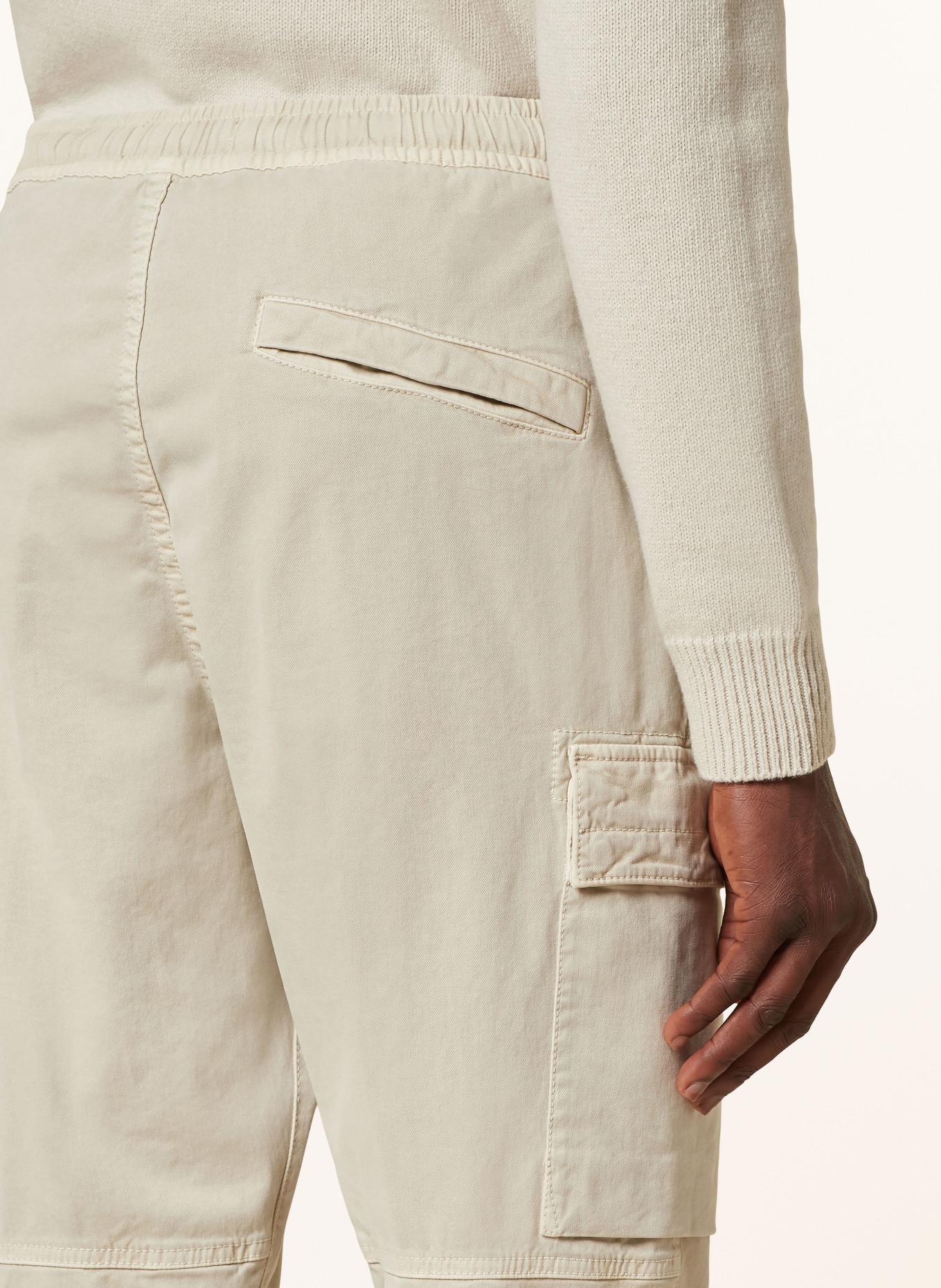 STONE ISLAND Cargohose Regular Tapered Fit, Farbe: BEIGE (Bild 6)