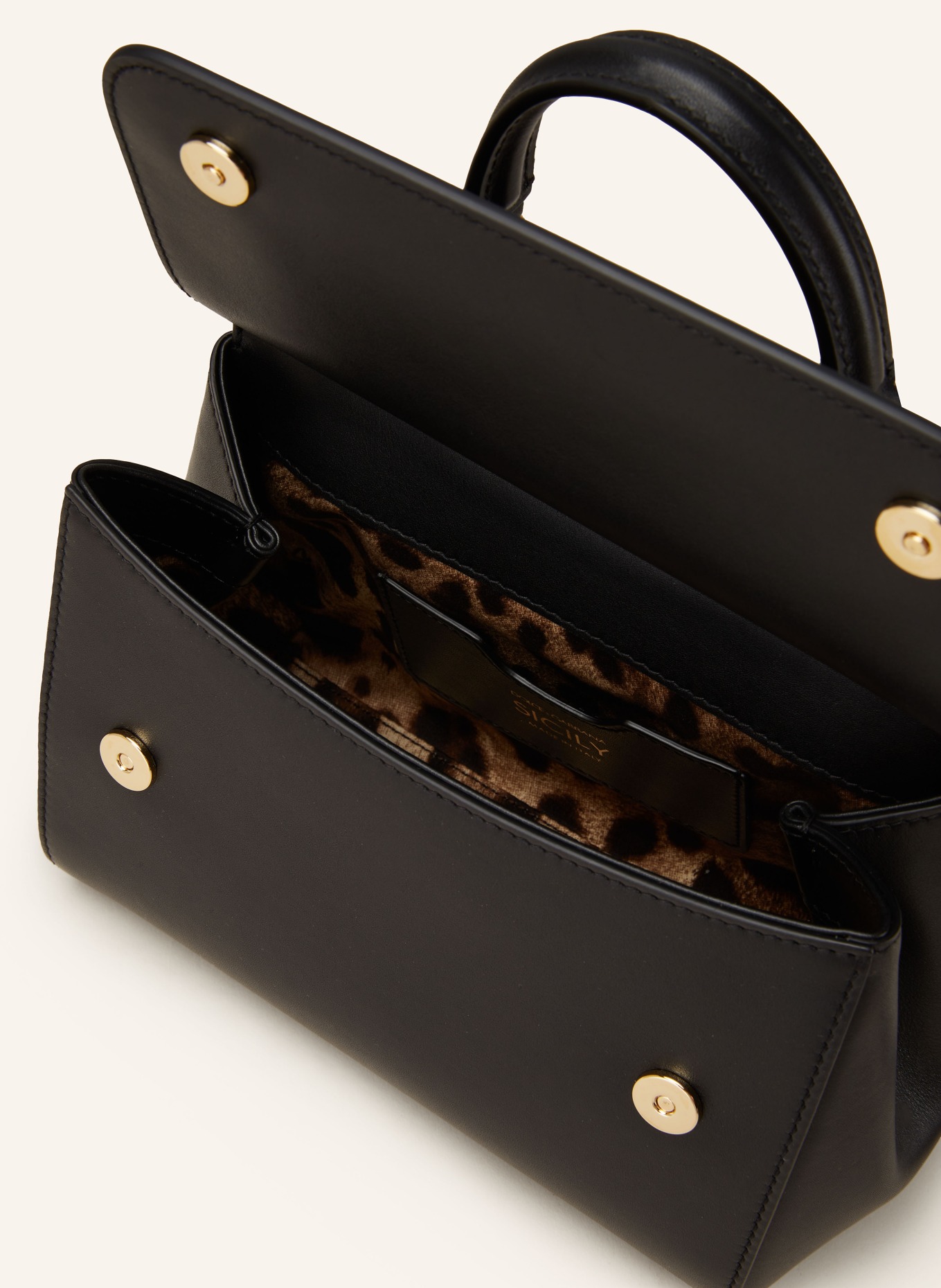 DOLCE & GABBANA Torebka SICILY MEDIUM: CZARNY