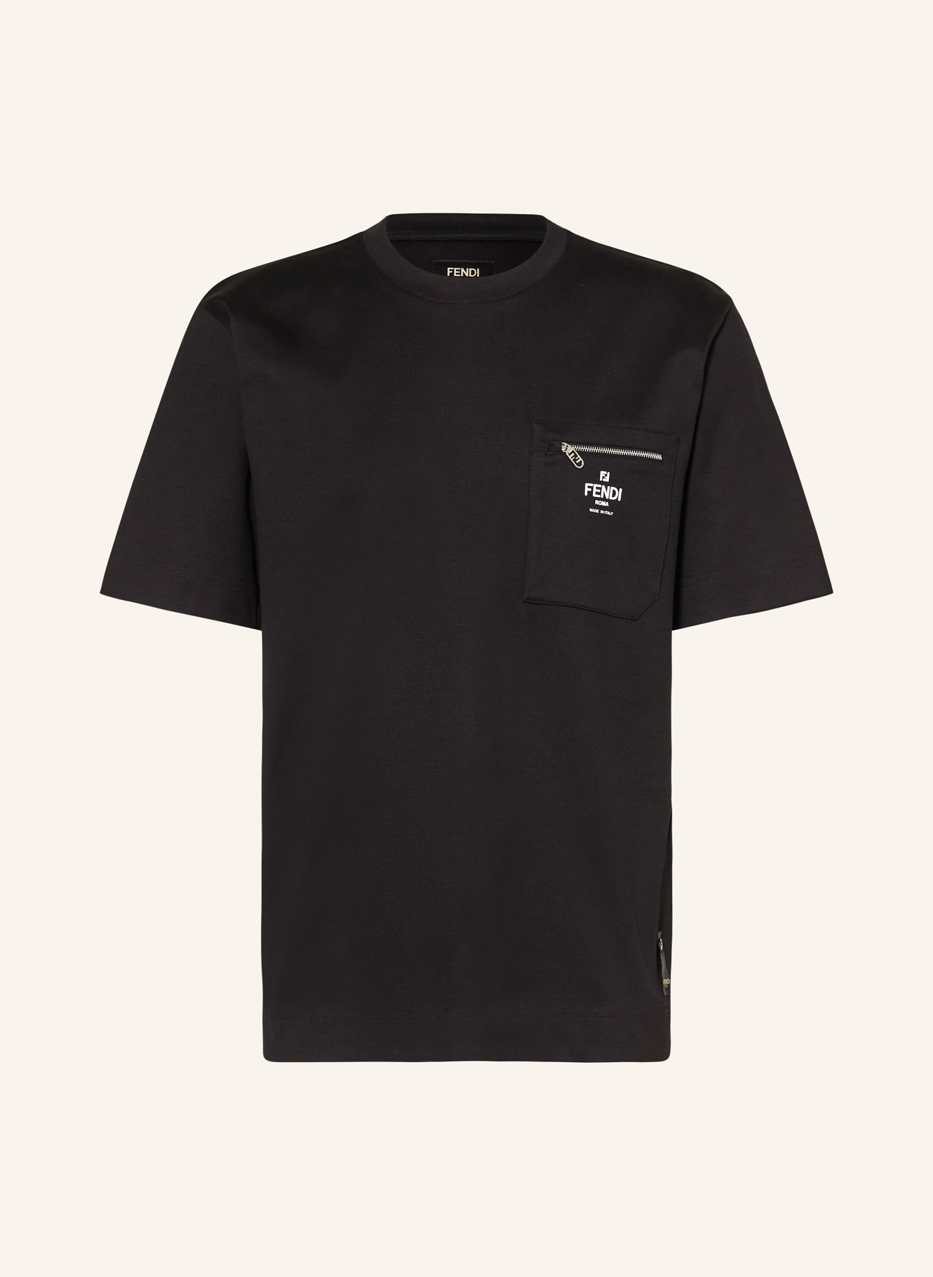 【送料&関税込】Fendi T-shirt FENDI T-shirt in black