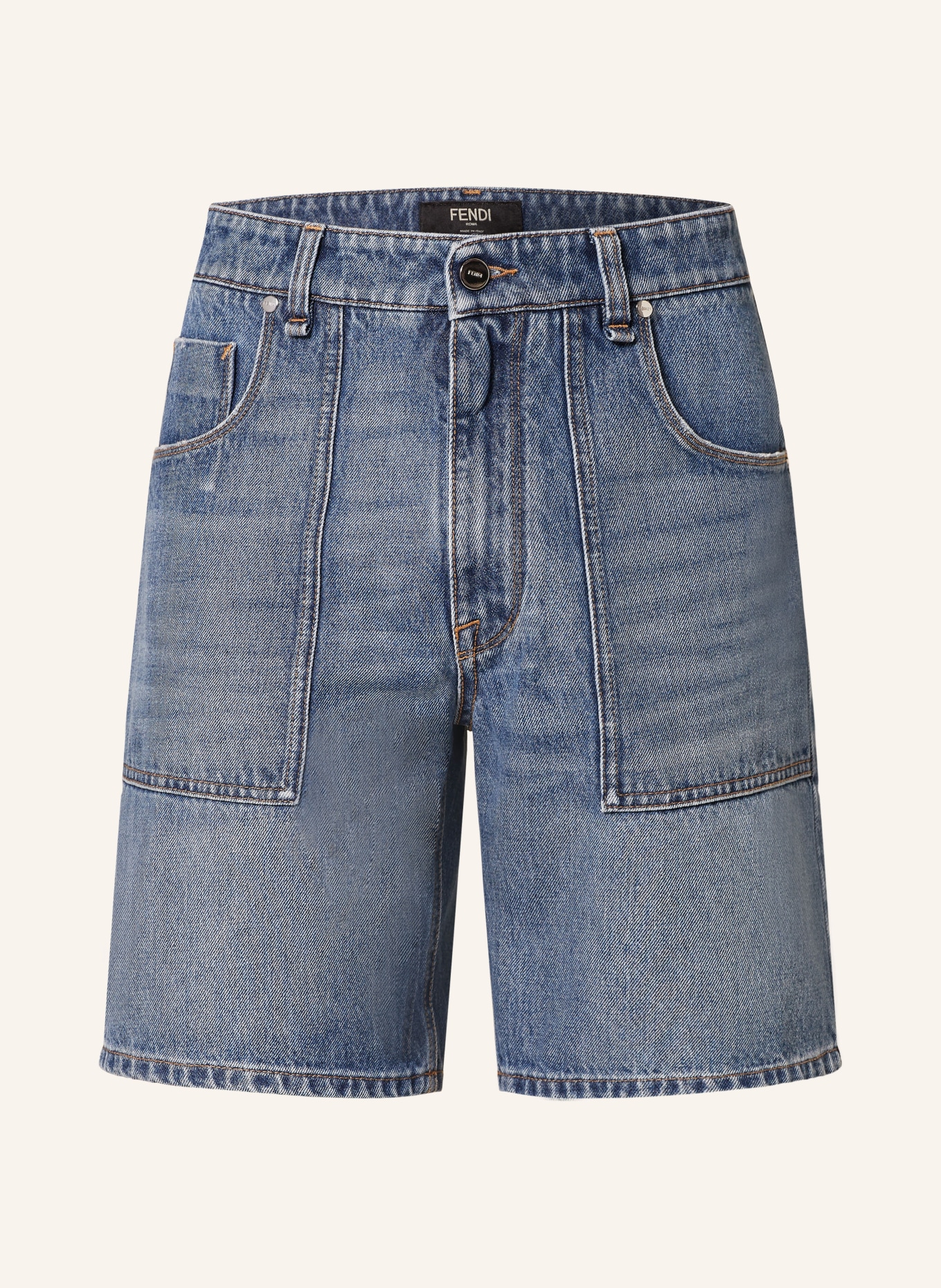 FENDI Denim shorts in blue