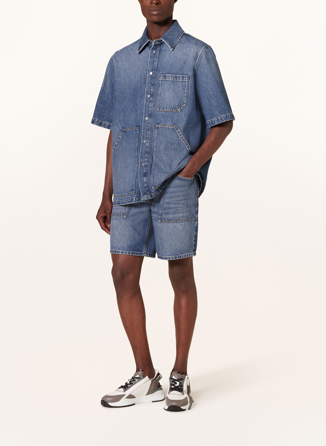 FENDI Jeansshorts: BLAU