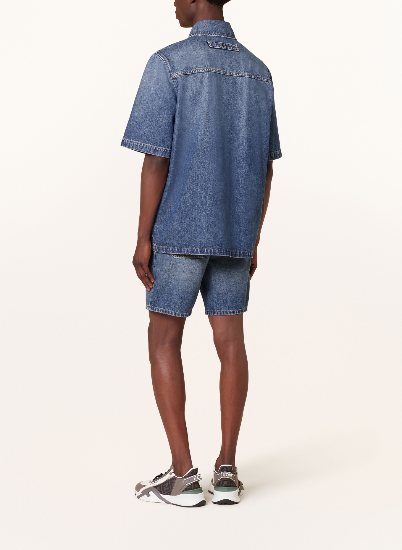 FENDI Jeansshorts: BLAU