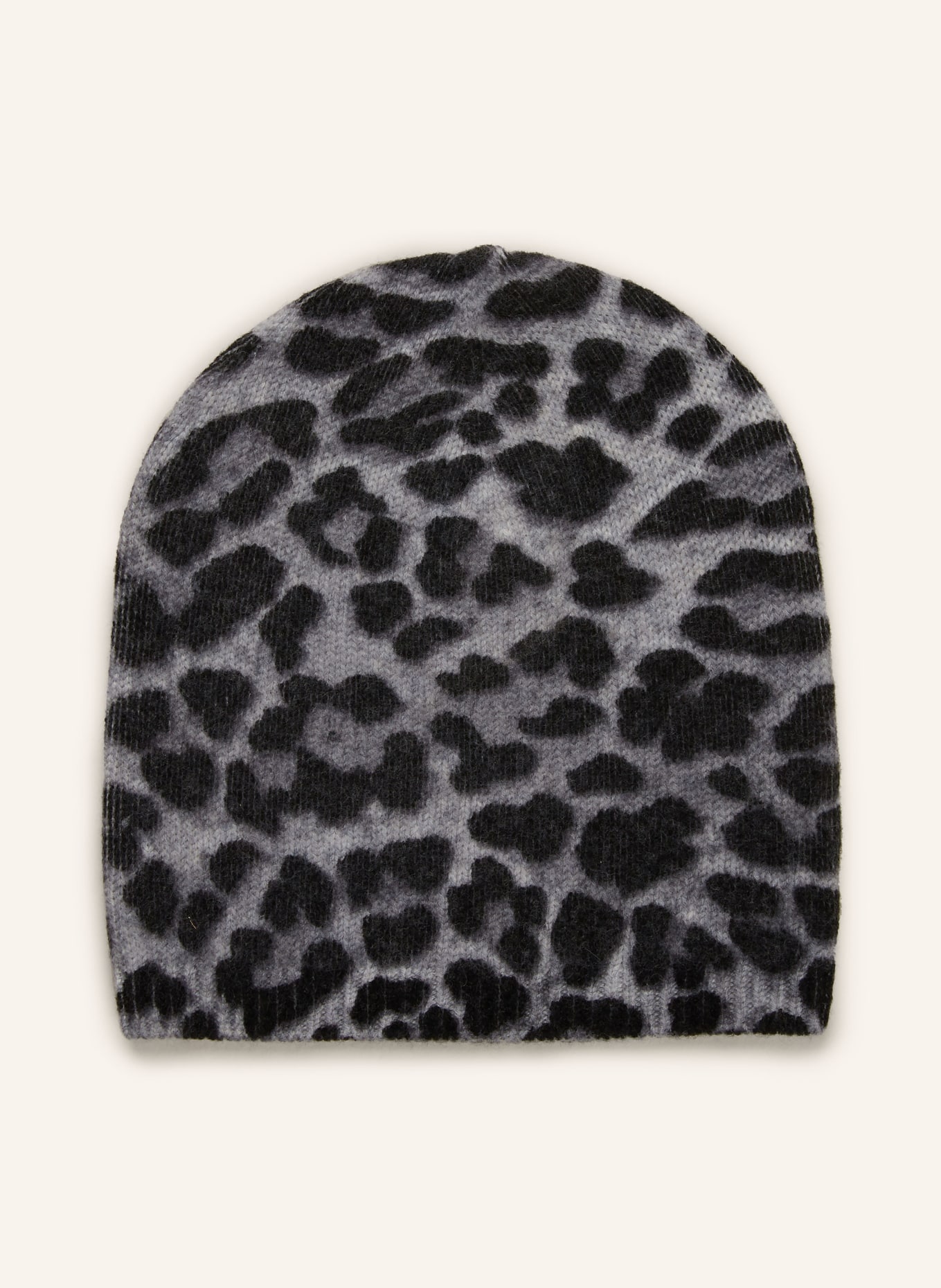 darling harbour Hat with cashmere: LEOPRINT GRAU