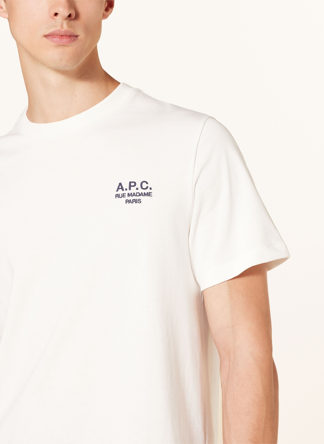 A.P.C. T-Shirt, Farbe: WEISS (Bild 4)