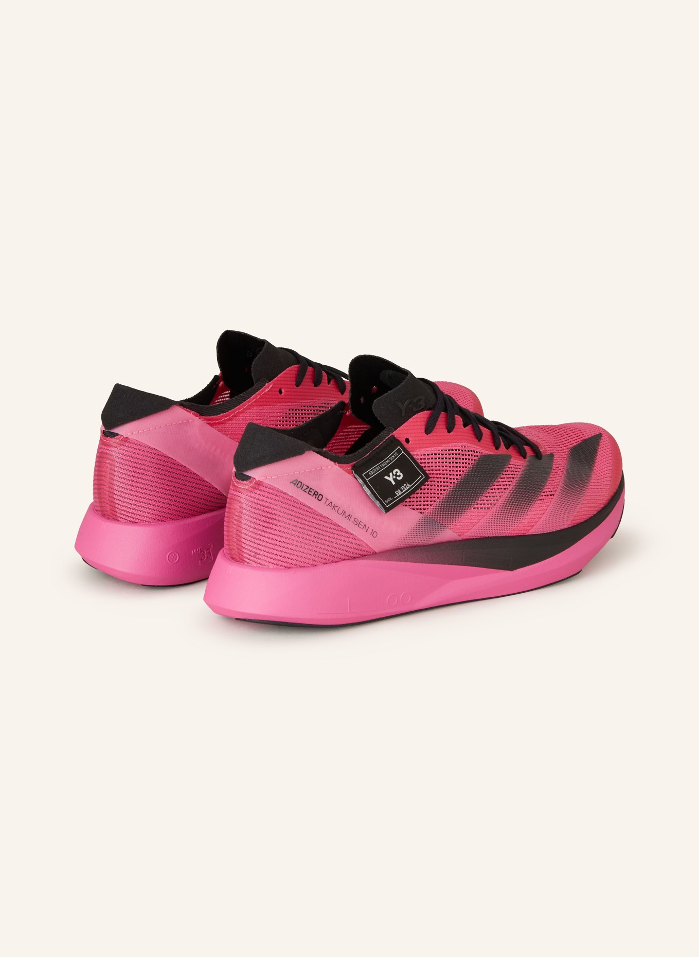 Y-3 Running shoes TAKUMI SEN 10: PINK / BLACK