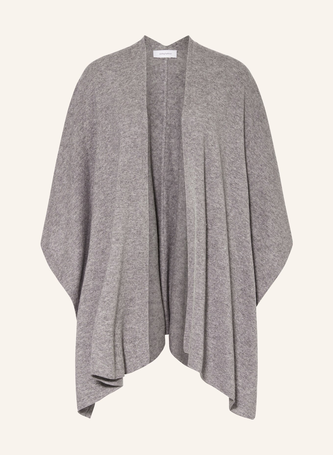 darling harbour Cape with cashmere: GRAU MELANGE