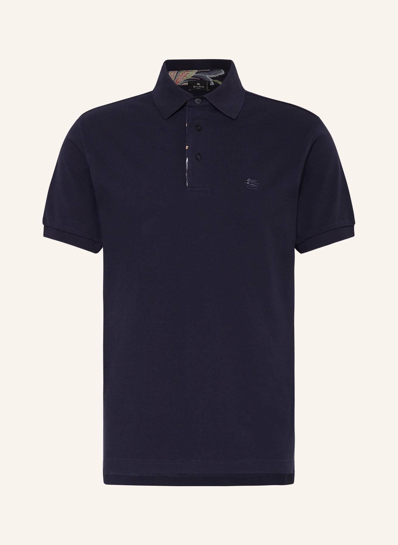 ETRO Piqué-Poloshirt, Farbe: DUNKELBLAU (Bild 1)