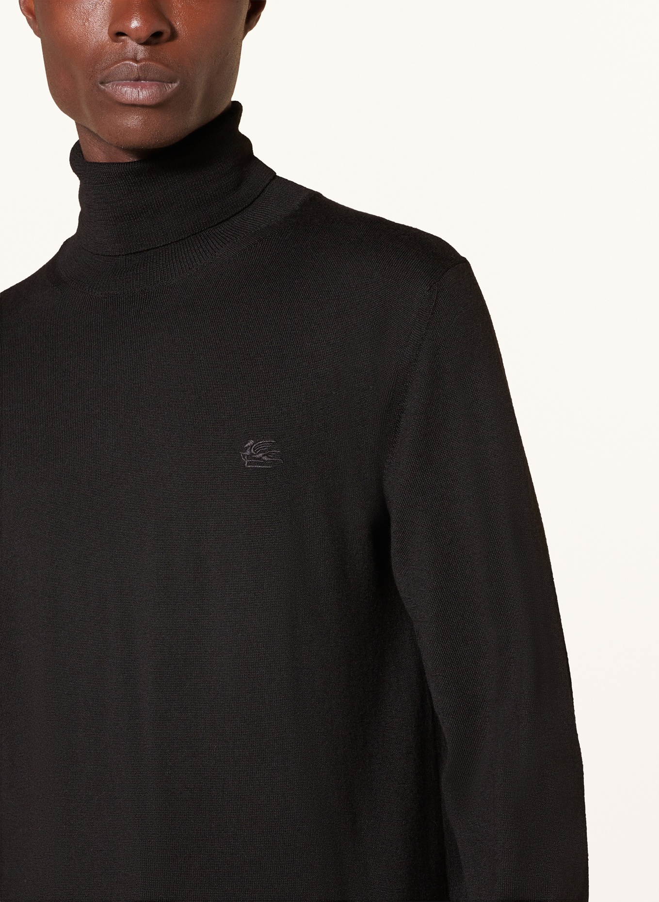 ETRO Turtleneck sweater: BLACK