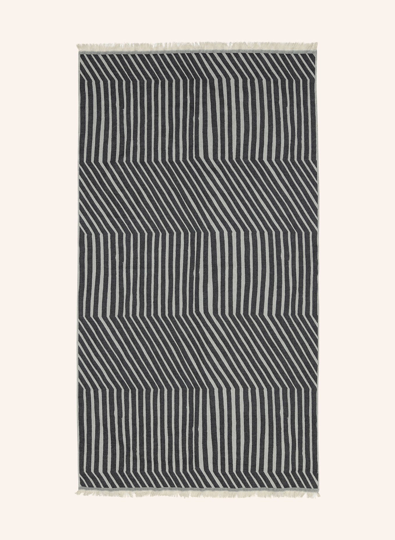 marimekko Badetuch KALASÄÄSKI, Farbe: SCHWARZ/ WEISS (Bild 1)