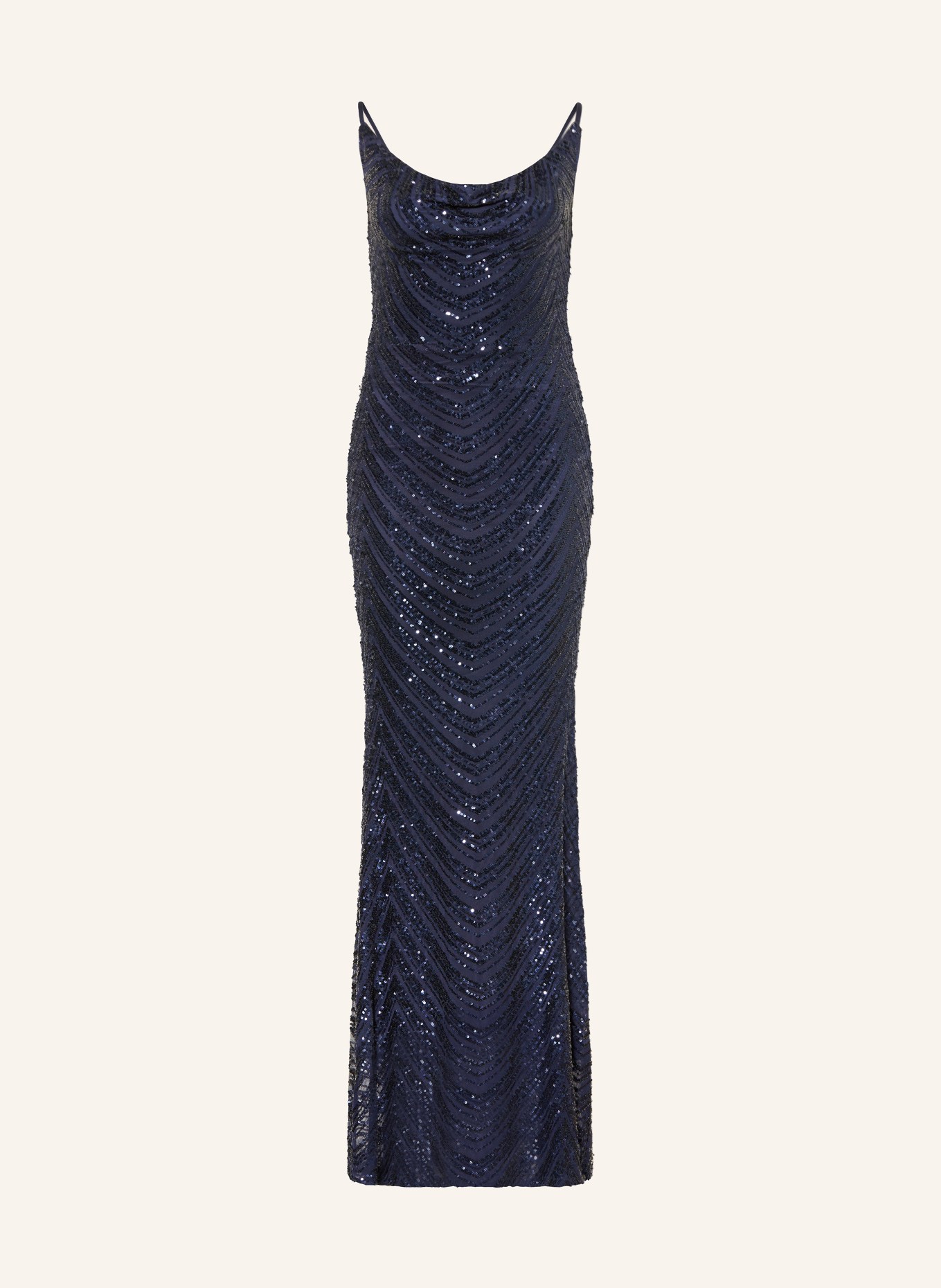 LIPSY Evening dress PAIGE with sequins in dark blue