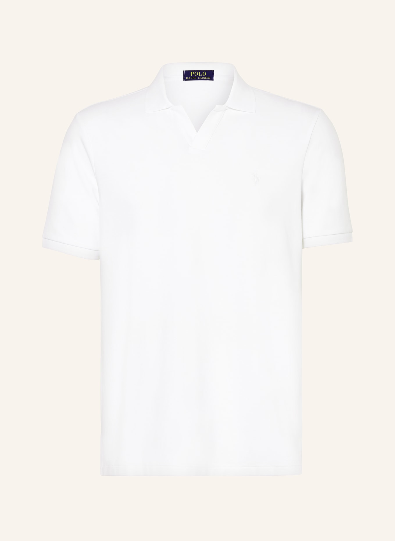 POLO RALPH LAUREN Piqué-Poloshirt, Farbe: WEISS (Bild 1)